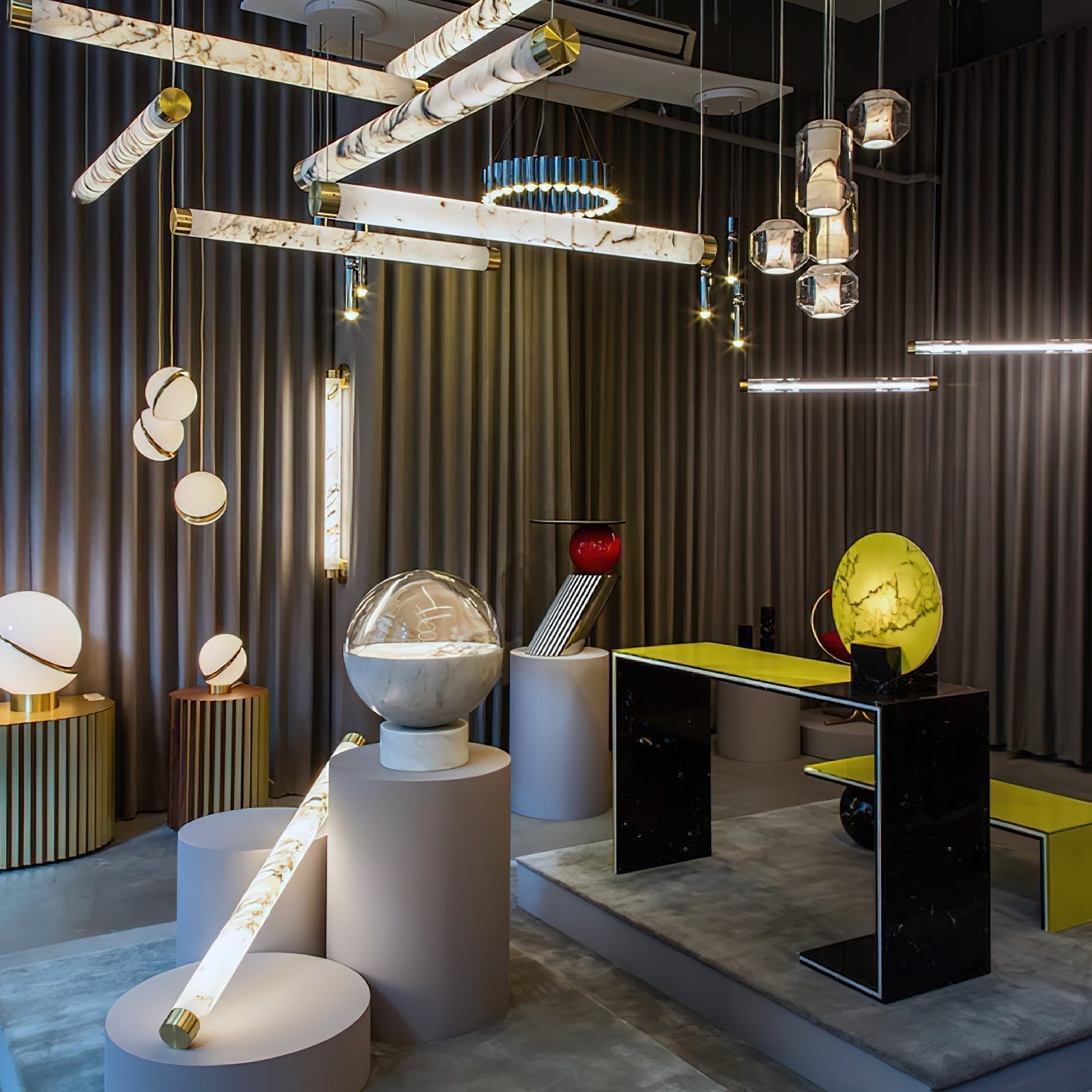 Allirila Modern Minimalist Alabaster Glass Pendant Lamp - Letslighting