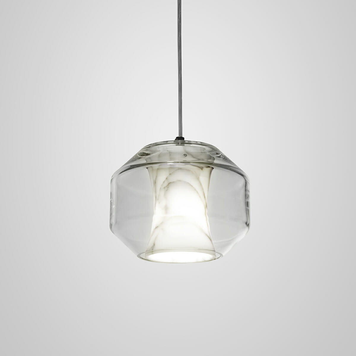 Allirila Modern Minimalist Alabaster Glass Pendant Lamp - Letslighting
