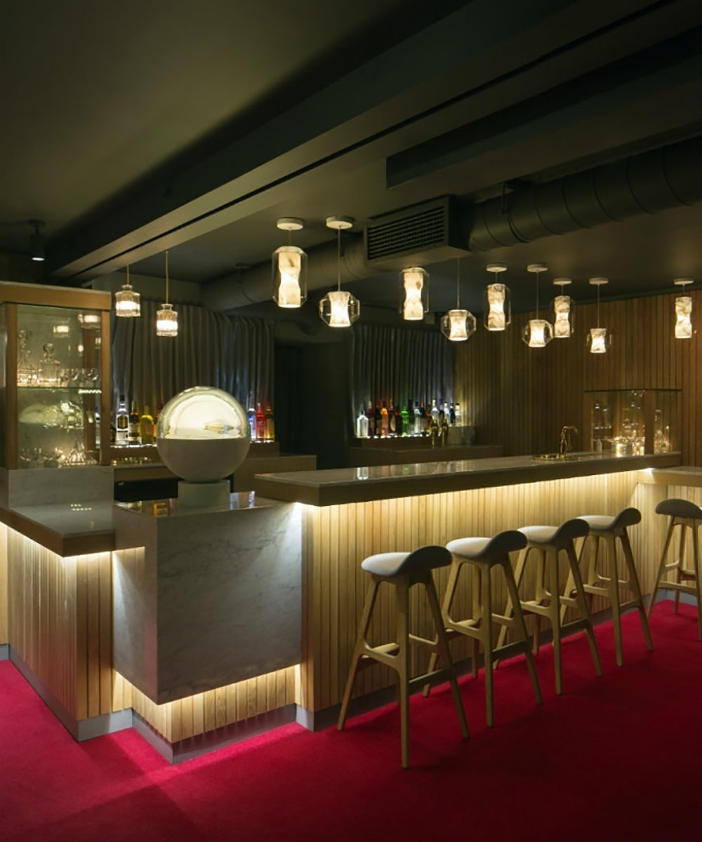 Allirila Modern Minimalist Alabaster Glass Pendant Lamp - Letslighting