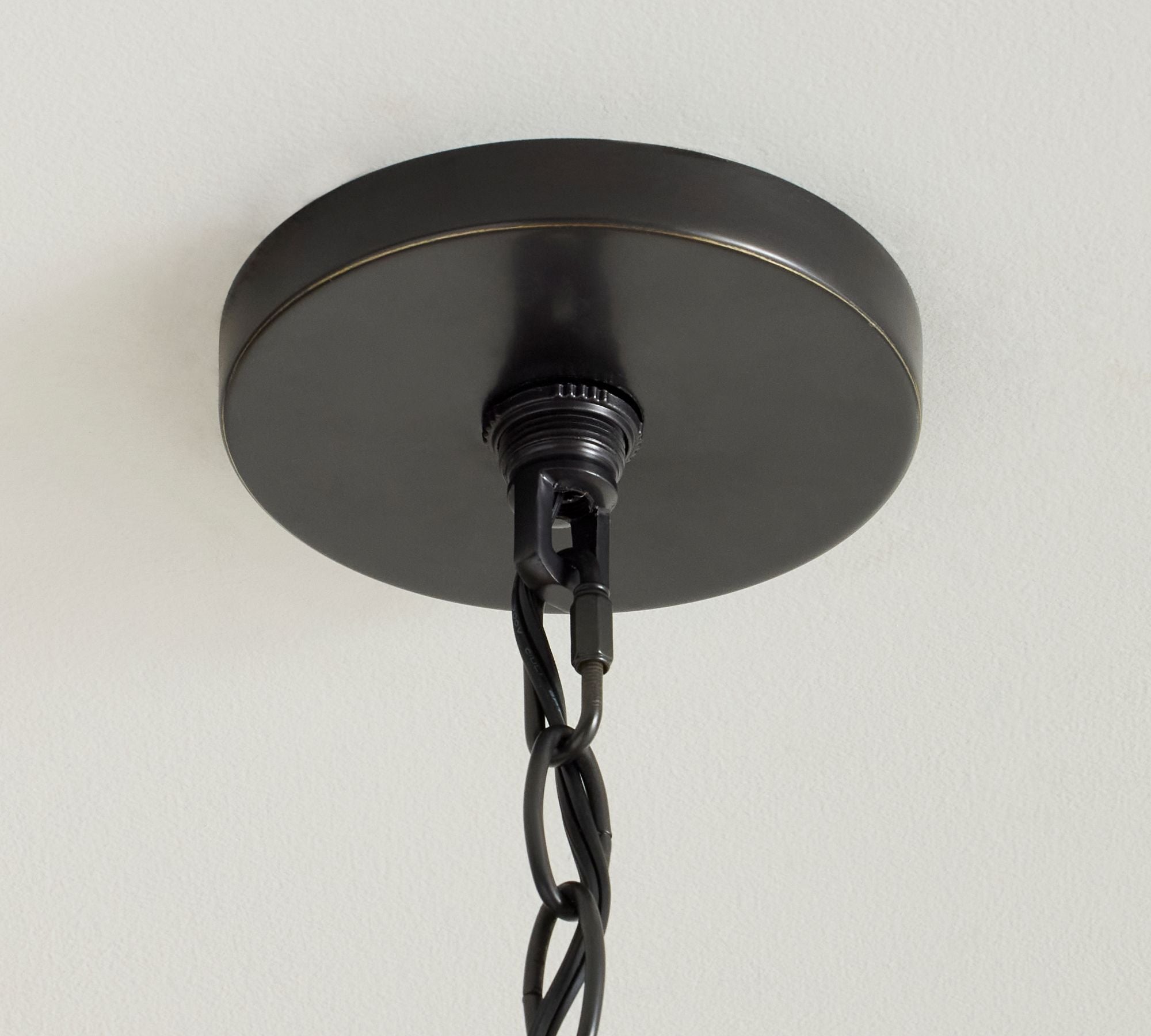 Lymara Vintage Industrieller Robert Stoff-Kronleuchter-Letslighting