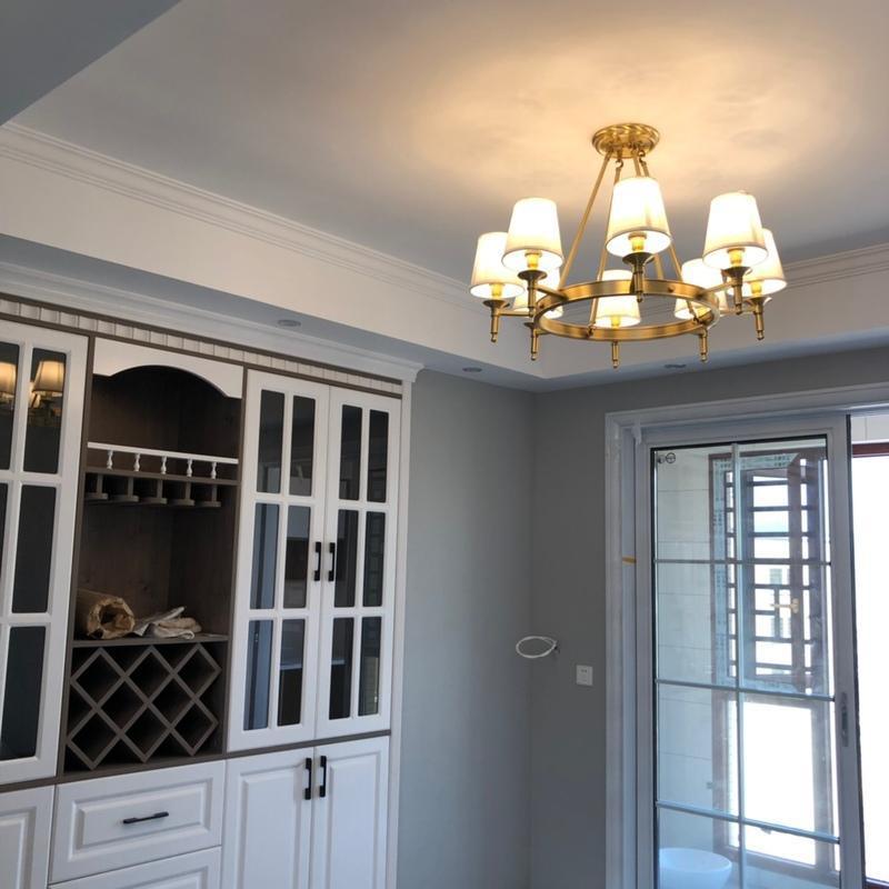 Antique Brass Chandelier - Blowlighting