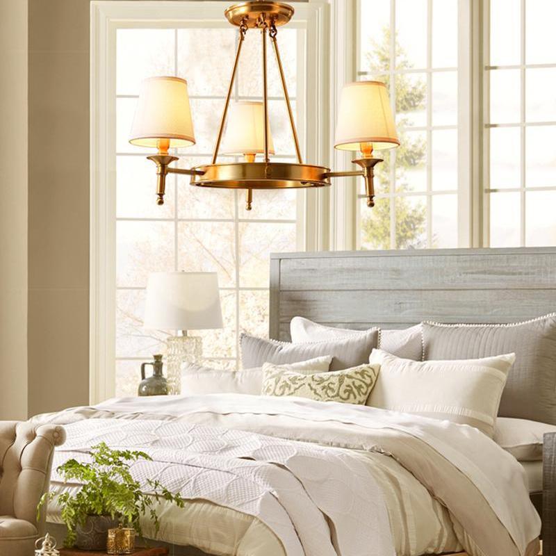 Antique Brass Chandelier - Blowlighting