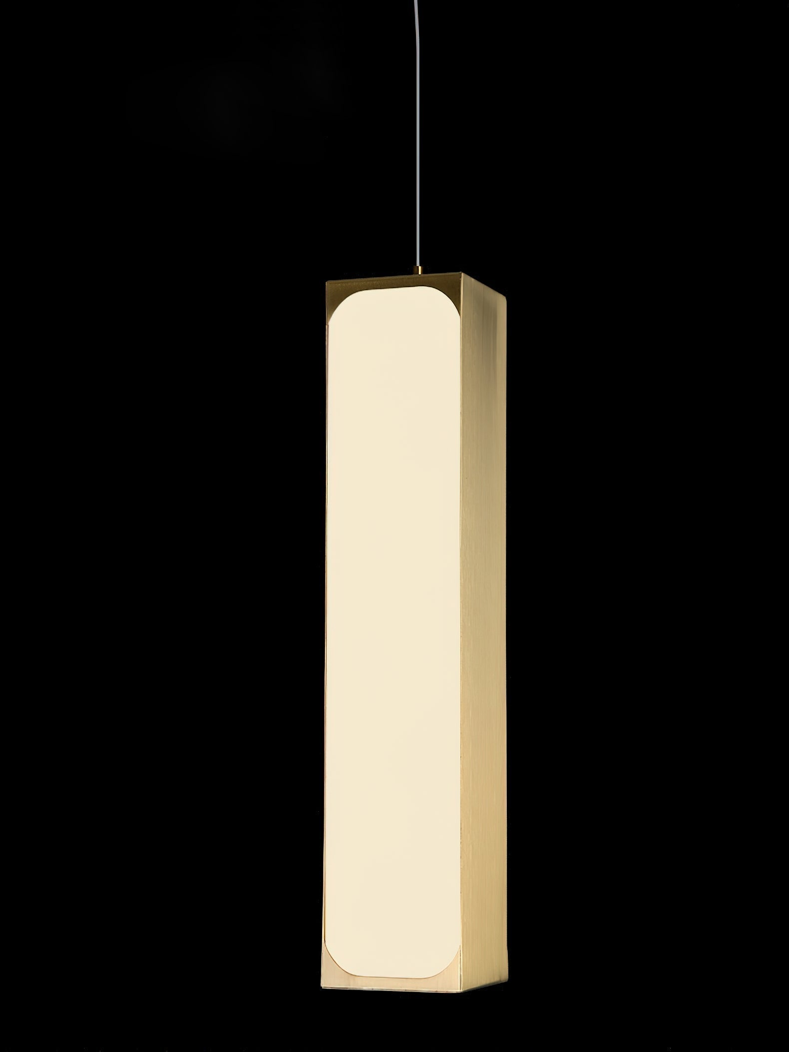 Gleam Modern Minimalist Brass Alabaster Pendant Light - Letslighting