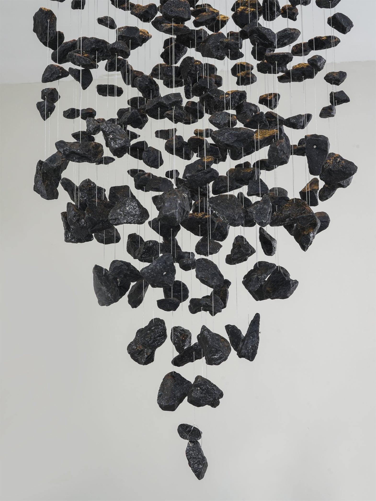 Arsilus Kohle Stein Skulptural Kronleuchter-Letslighting