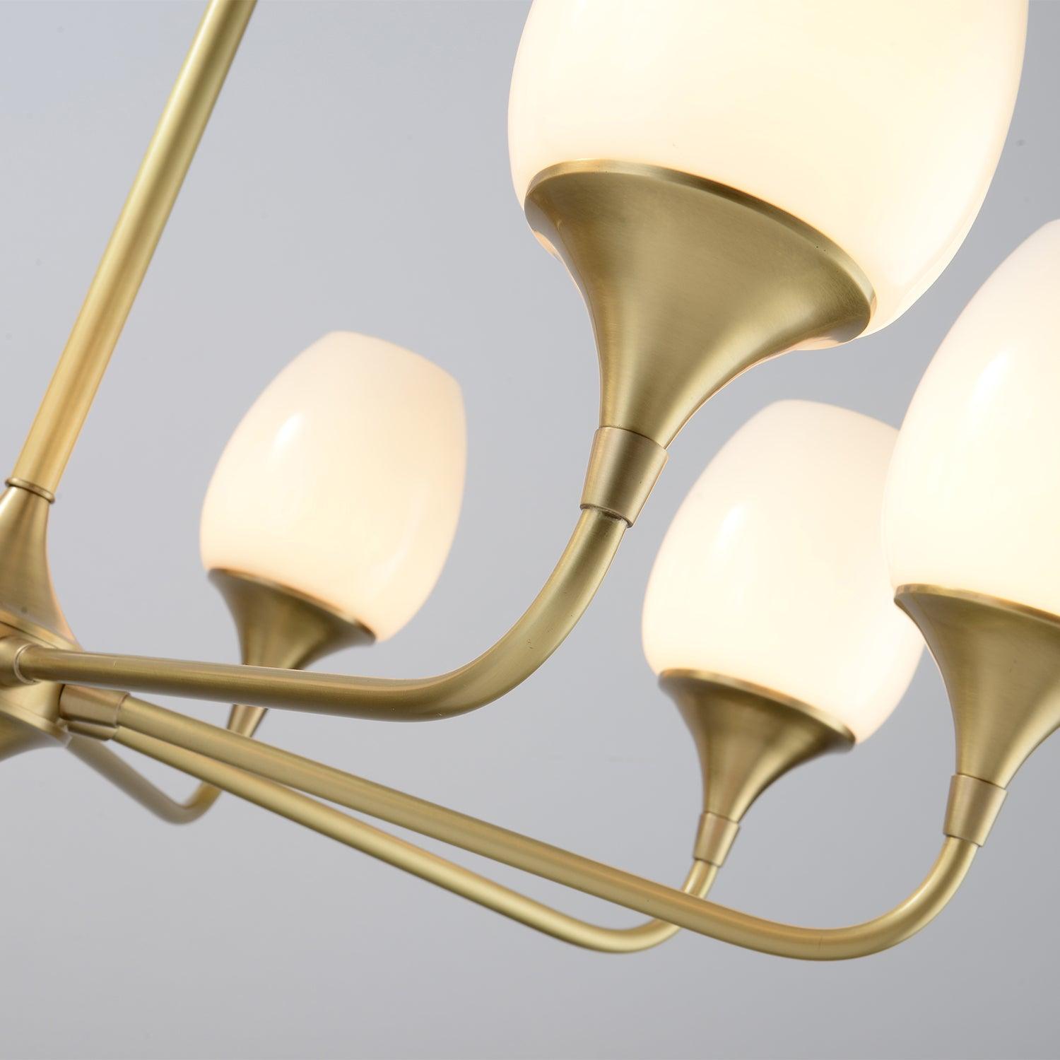 Gleam Eleganter Messing-Kronleuchter-Letslighting