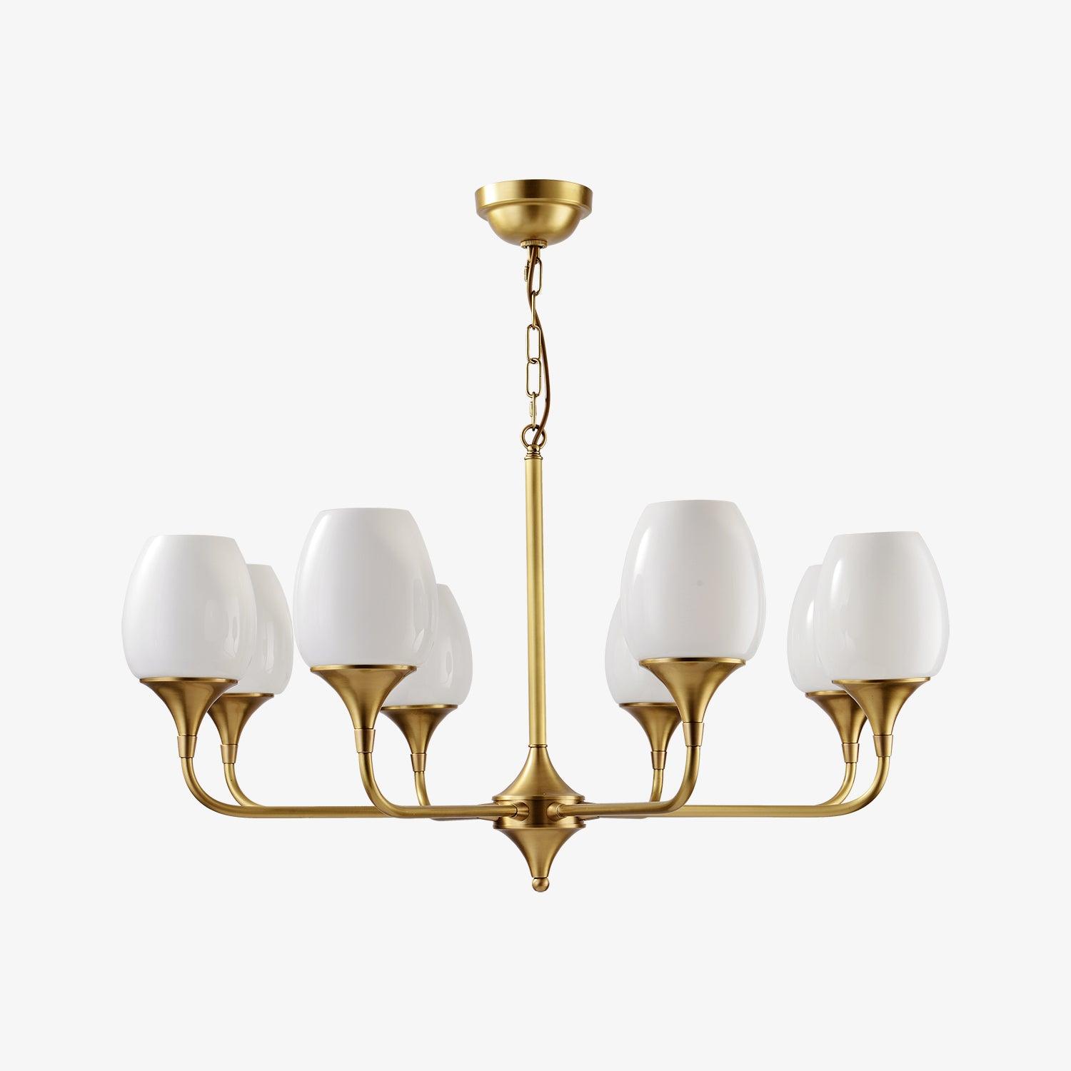 Gleam Eleganter Messing-Kronleuchter-Letslighting