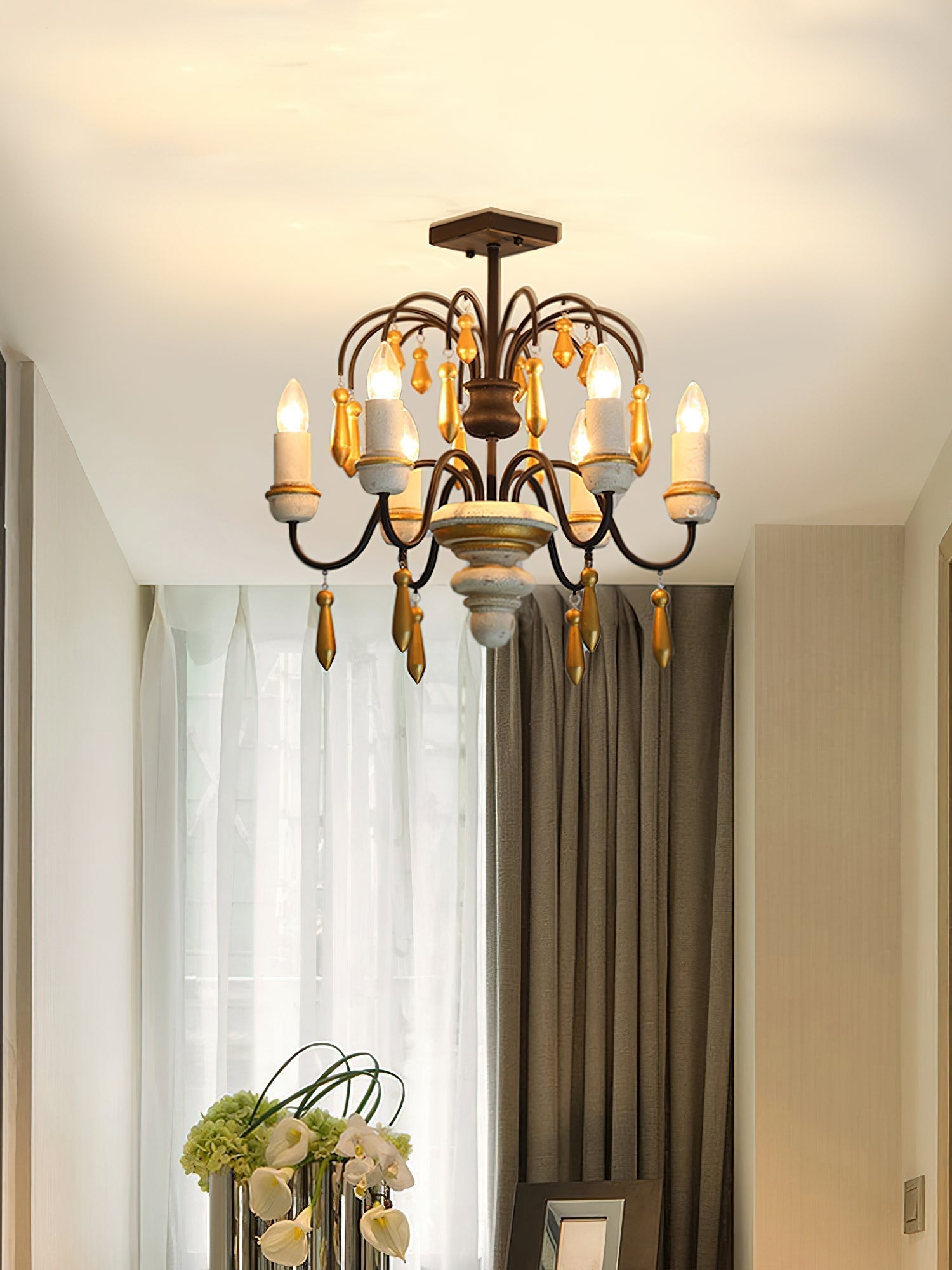 Niche Vintage Nobles Holzleuchter-Letslighting
