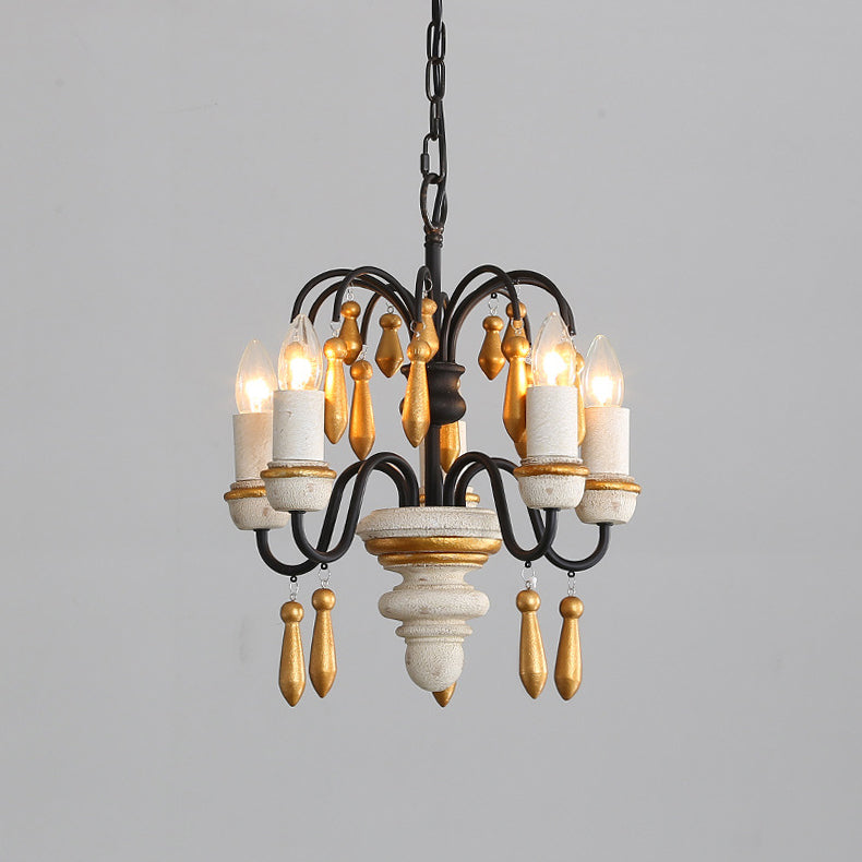 Niche Vintage Nobles Holzleuchter-Letslighting