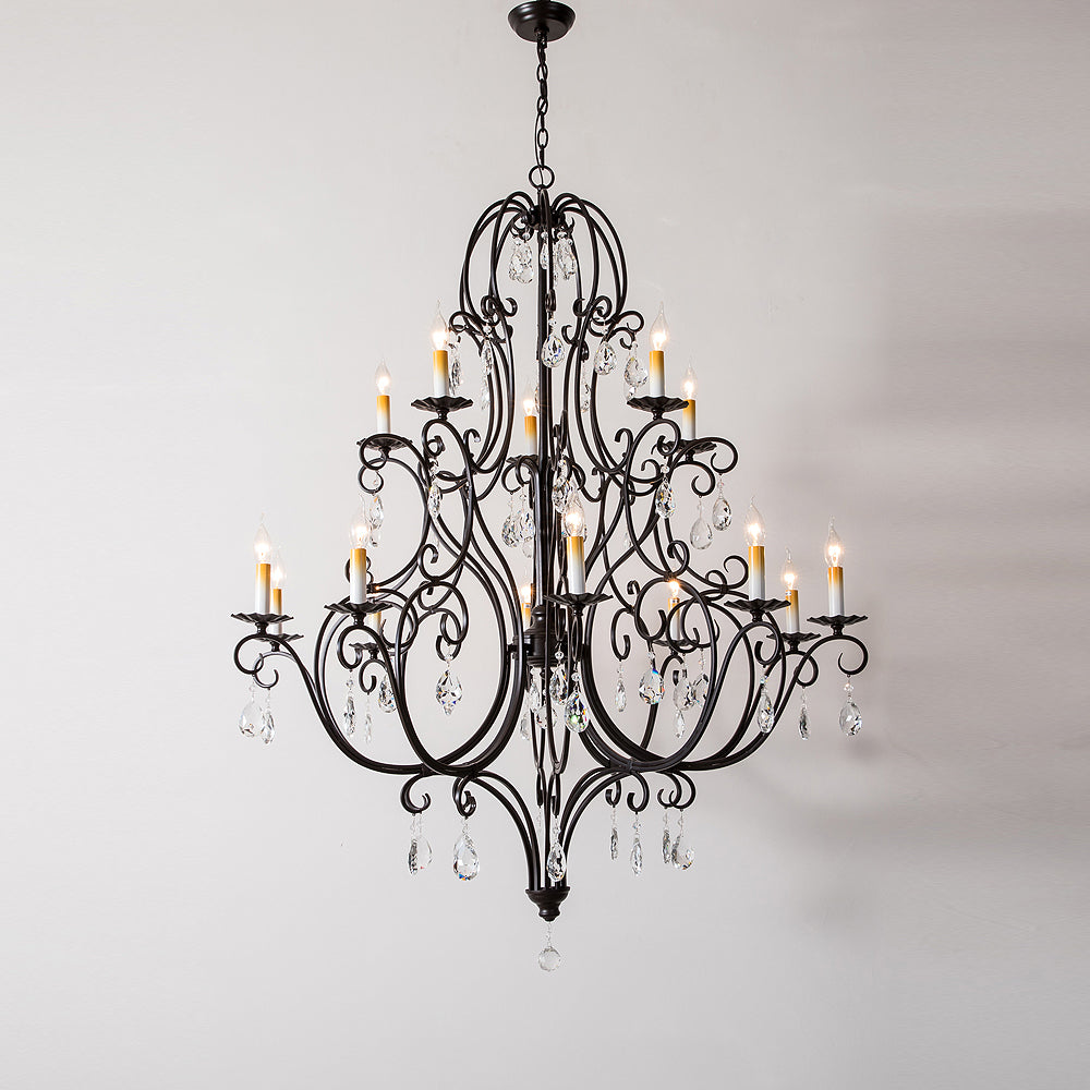 Blend Gestufter Postmoderner Luxuskristall-Kronleuchter-Letslighting