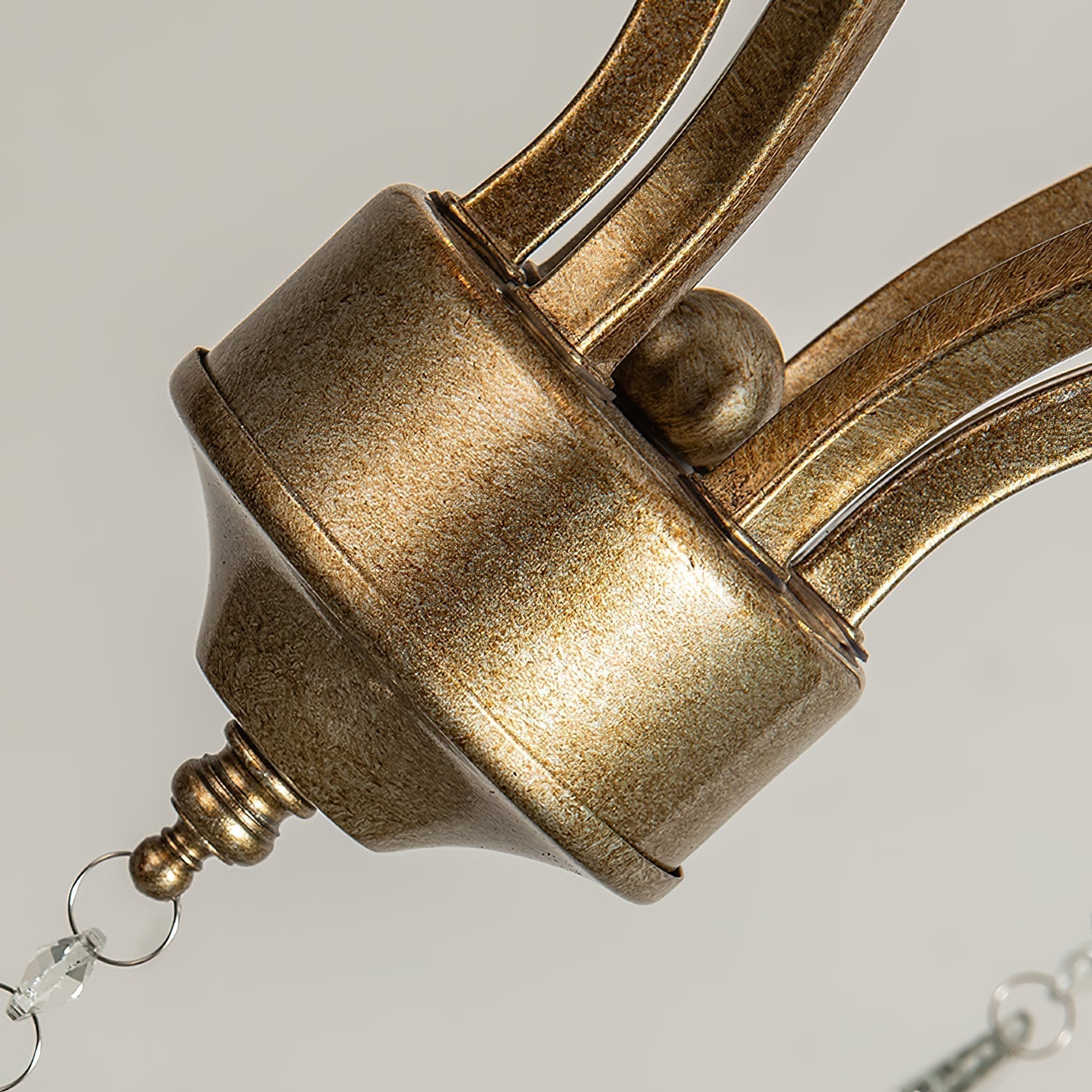 Breathe Luxuriöser Vintage Messing-Kristall Kronleuchter-Letslighting