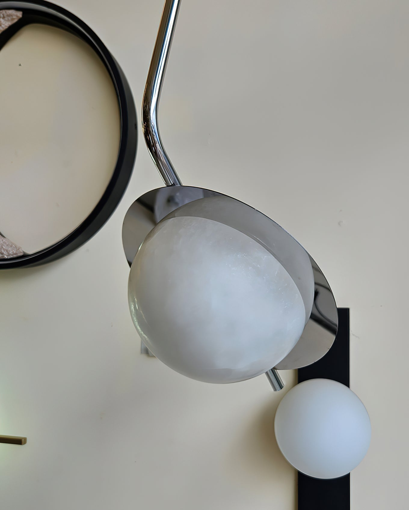 Ivvaros Chic Modern Minimalist LuminanceStainless Alabaster Pendant Light - Letslighting