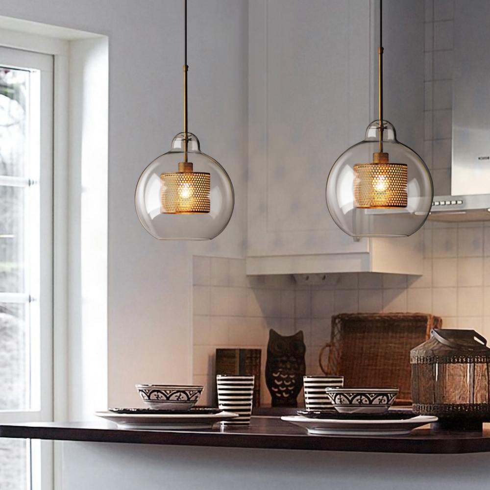 Lustra Pendelleuchte Lampe Chiswick Glas für Wohn Zimmer-Letslighting