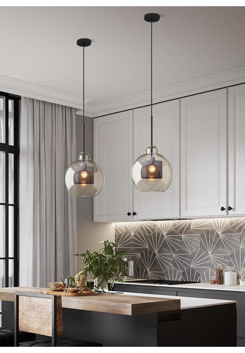 Lustra Pendelleuchte Lampe Chiswick Glas für Wohn Zimmer-Letslighting