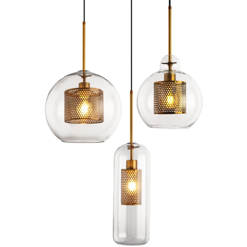 Lustra Pendelleuchte Lampe Chiswick Glas für Wohn Zimmer-Letslighting