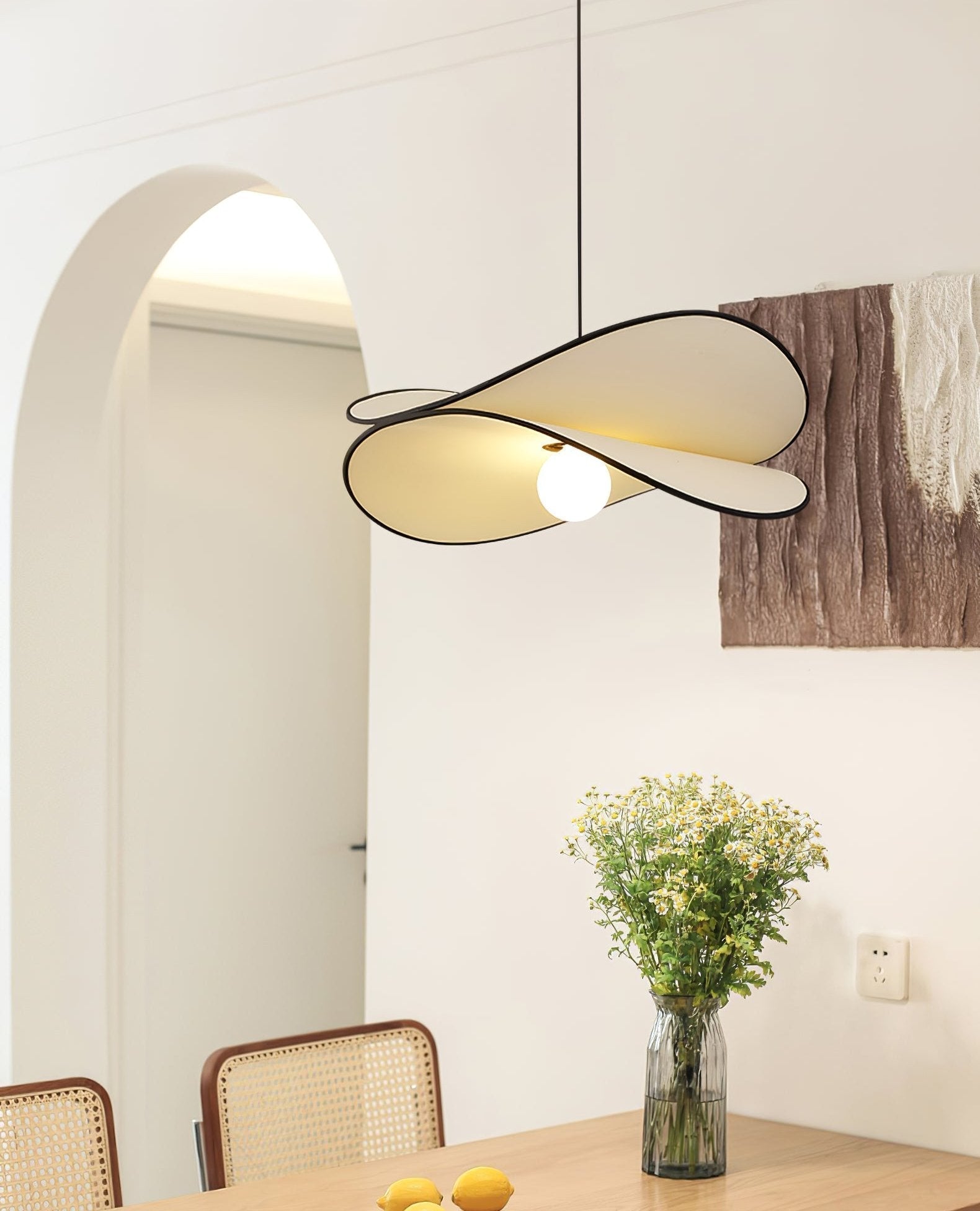 Lioran Stoff Künstlerisch Pendelleuchte-Letslighting