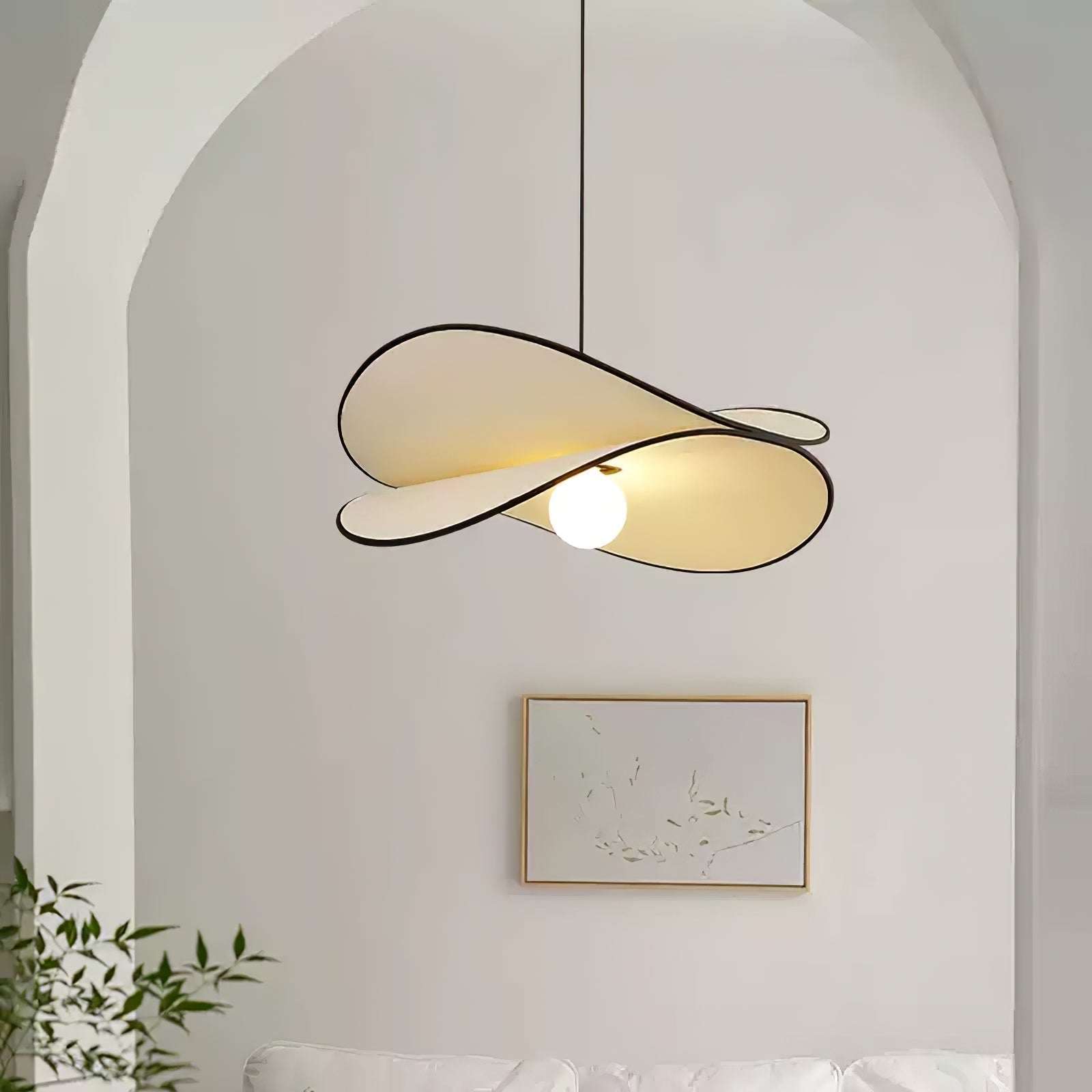 Lioran Stoff Künstlerisch Pendelleuchte-Letslighting