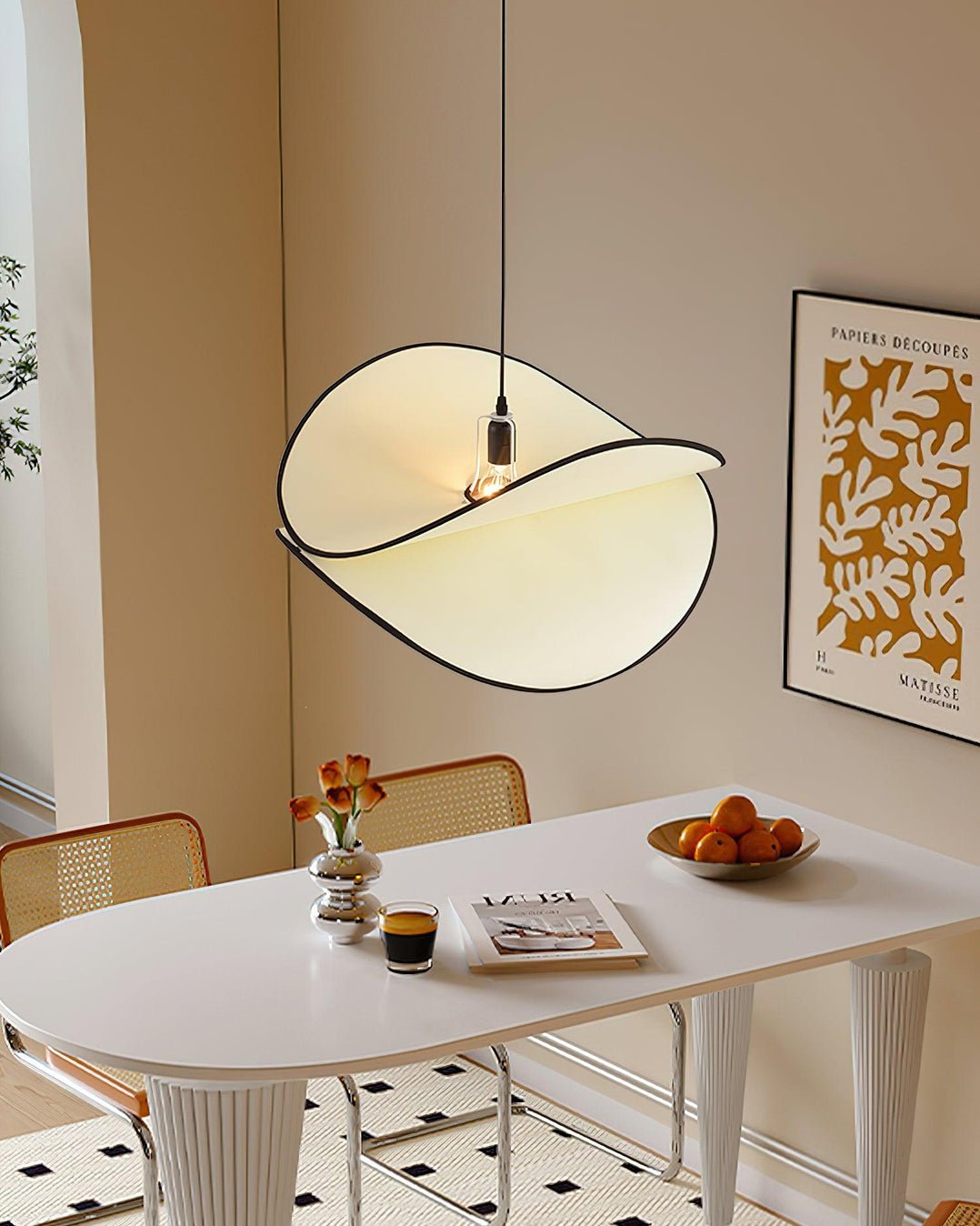 Lioran Stoff Künstlerisch Pendelleuchte-Letslighting