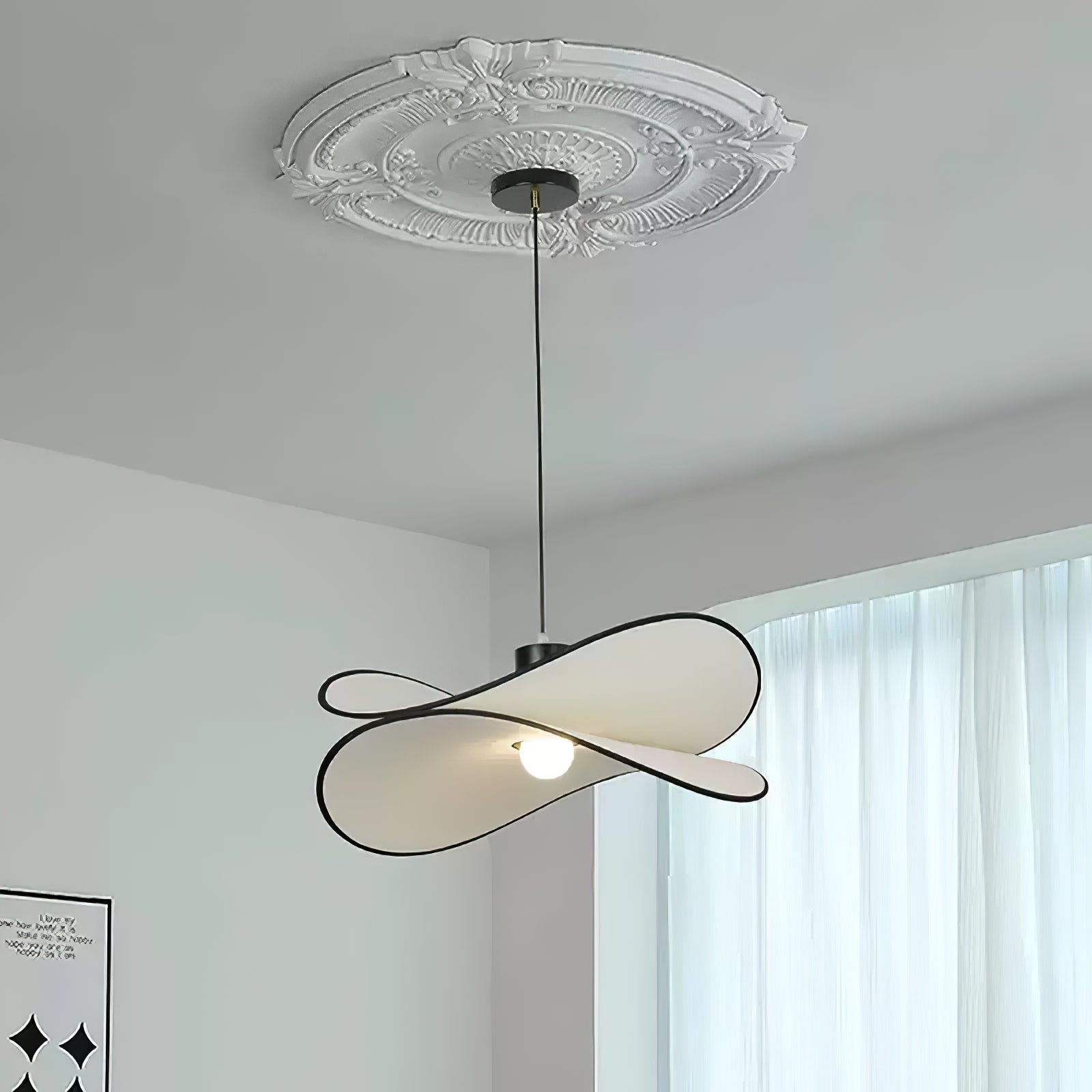 Lioran Stoff Künstlerisch Pendelleuchte-Letslighting