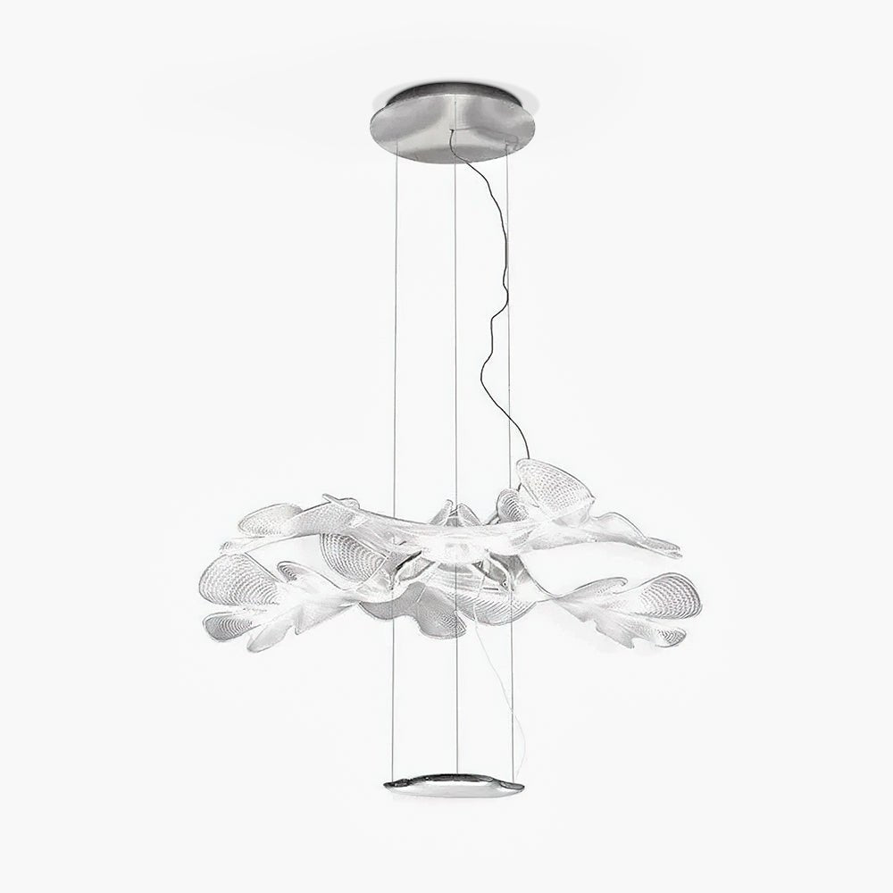 Solara Klarer Blatt-Deckenleuchter (Schwebeversion)-Letslighting