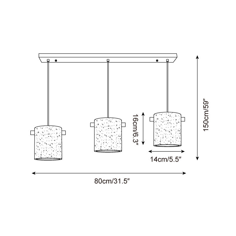 Gavilo Travertine Pendant Lamp - Letslighting