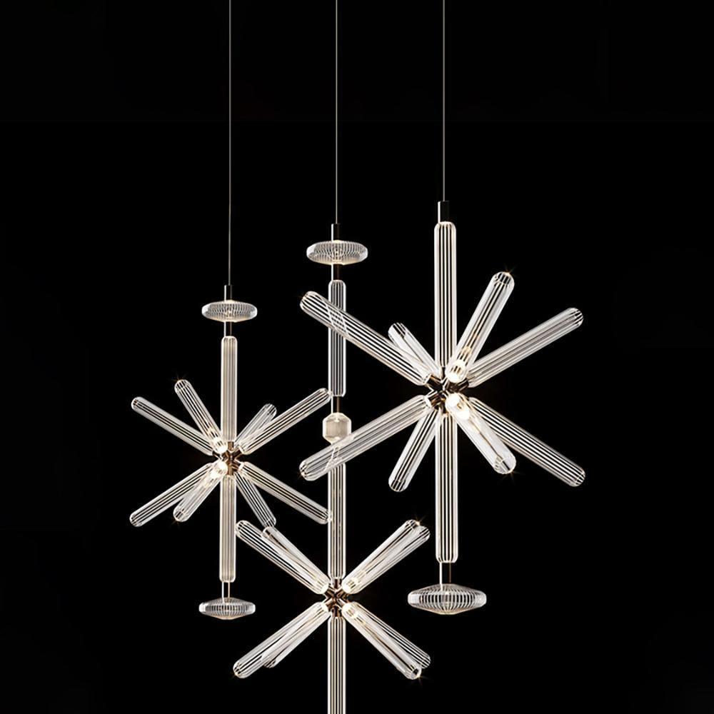 Solara Pendelleuchte Kristall Zylinder Cipher Modern-Letslighting