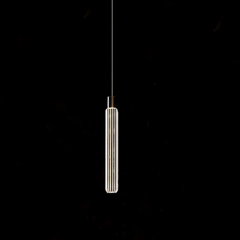 Solara Pendelleuchte Kristall Zylinder Cipher Modern-Letslighting