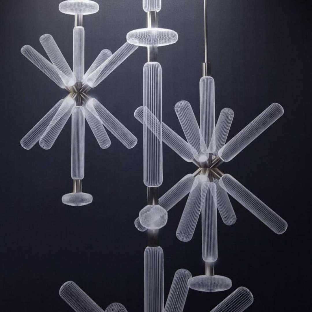 Solara Pendelleuchte Kristall Zylinder Cipher Modern-Letslighting