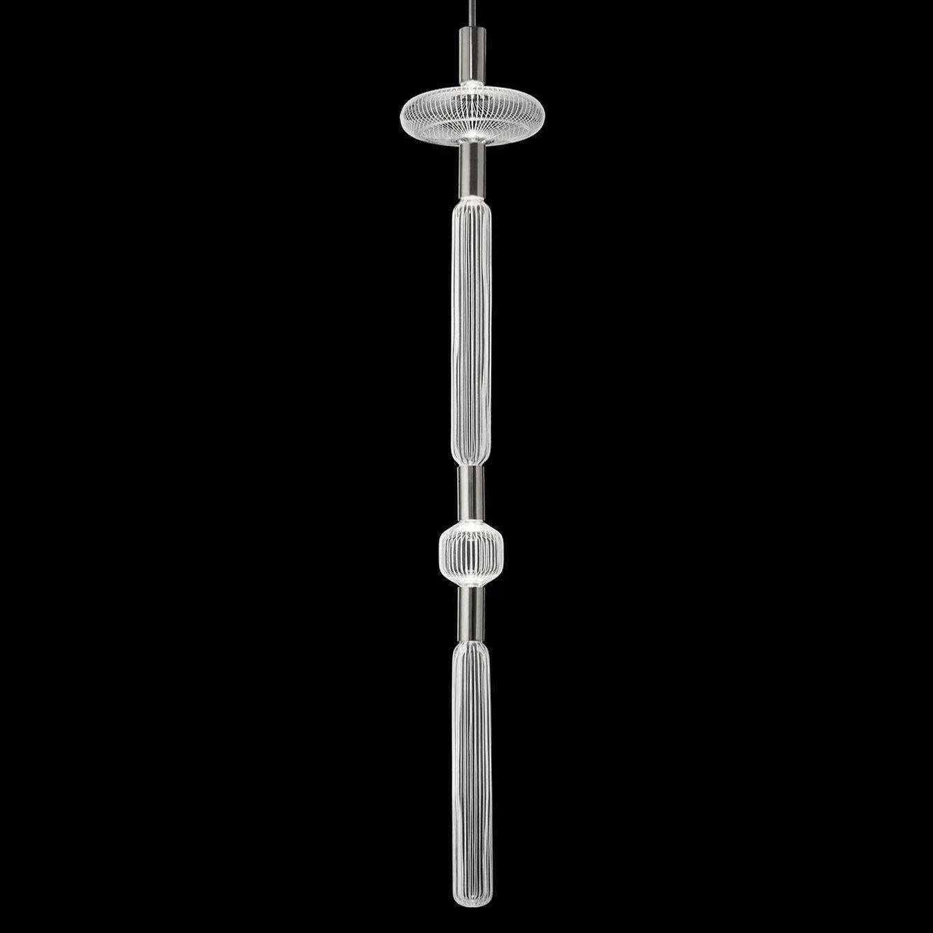 Solara Pendelleuchte Kristall Zylinder Cipher Modern-Letslighting