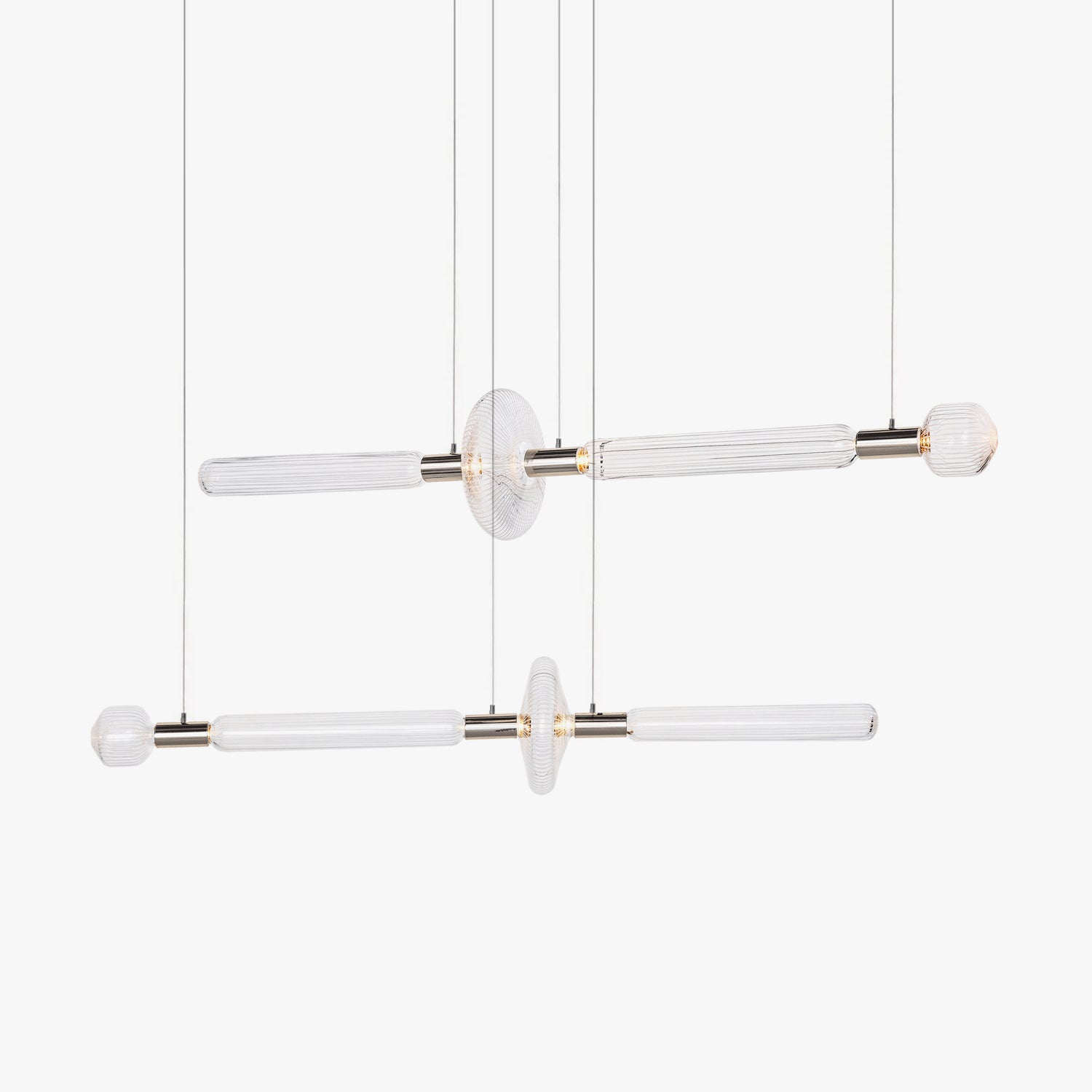 Solara Pendelleuchte Kristall Zylinder Cipher Modern-Letslighting