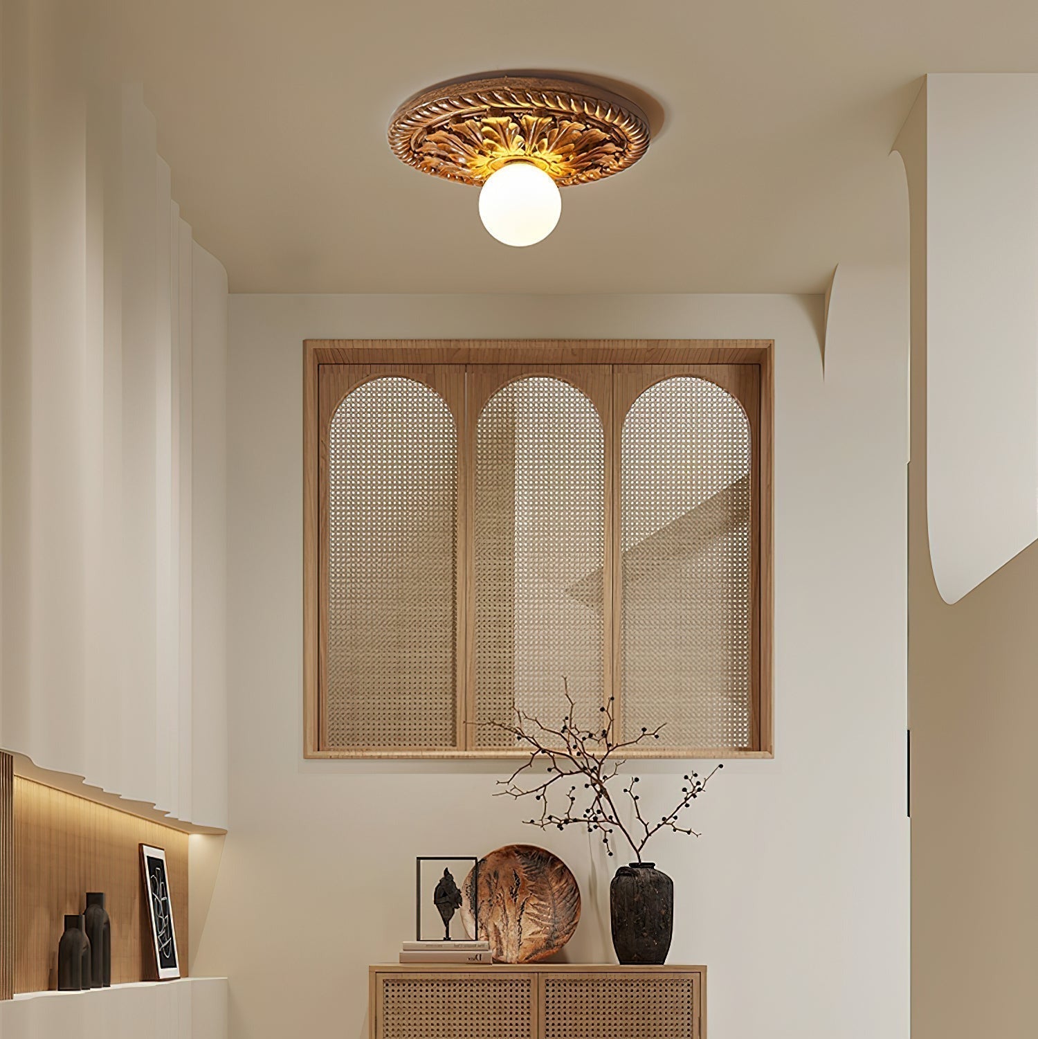 Cyrus Vintage-Deckenleuchte im Landhausstil