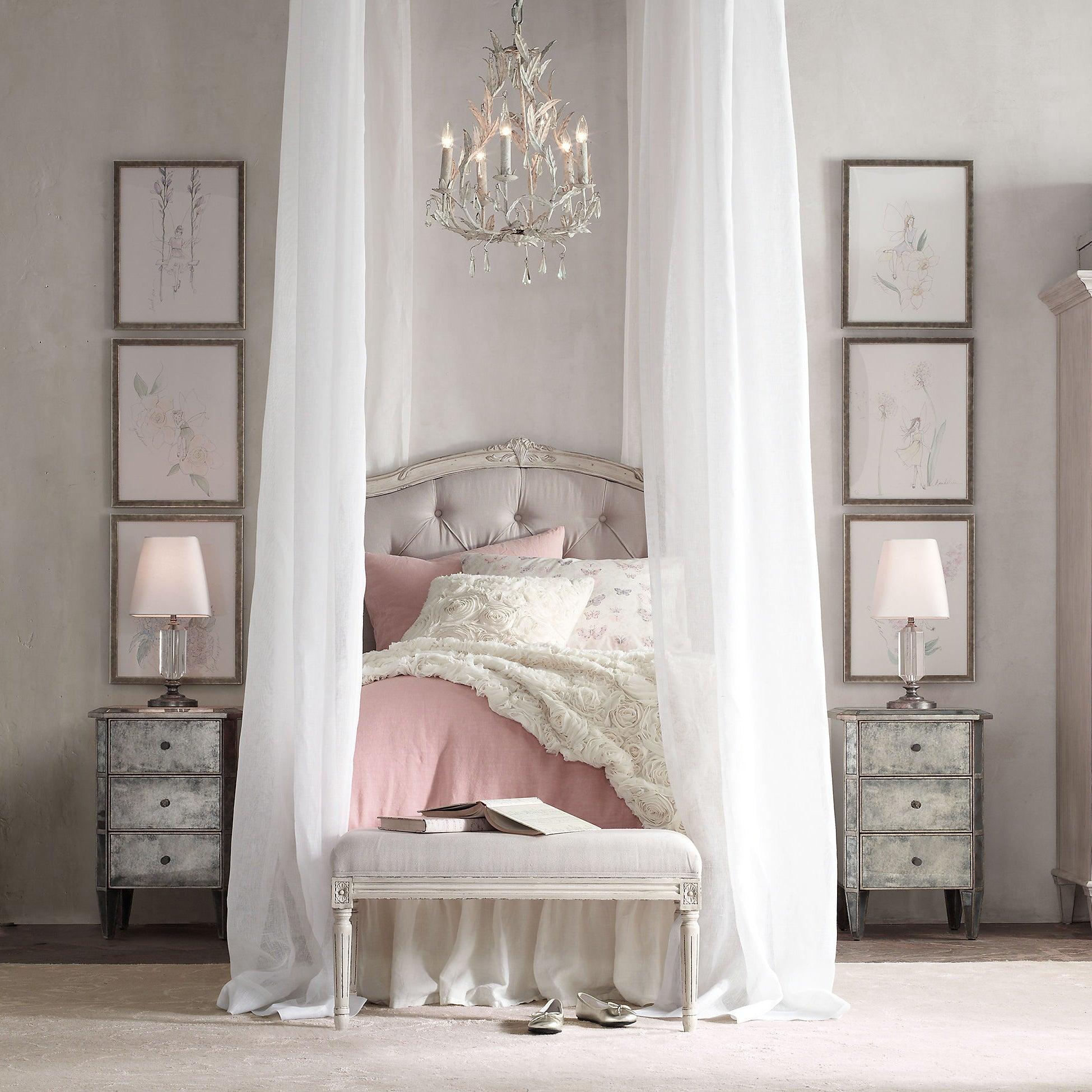 Sylvia Vintage Glas Kronleuchter-Letslighting