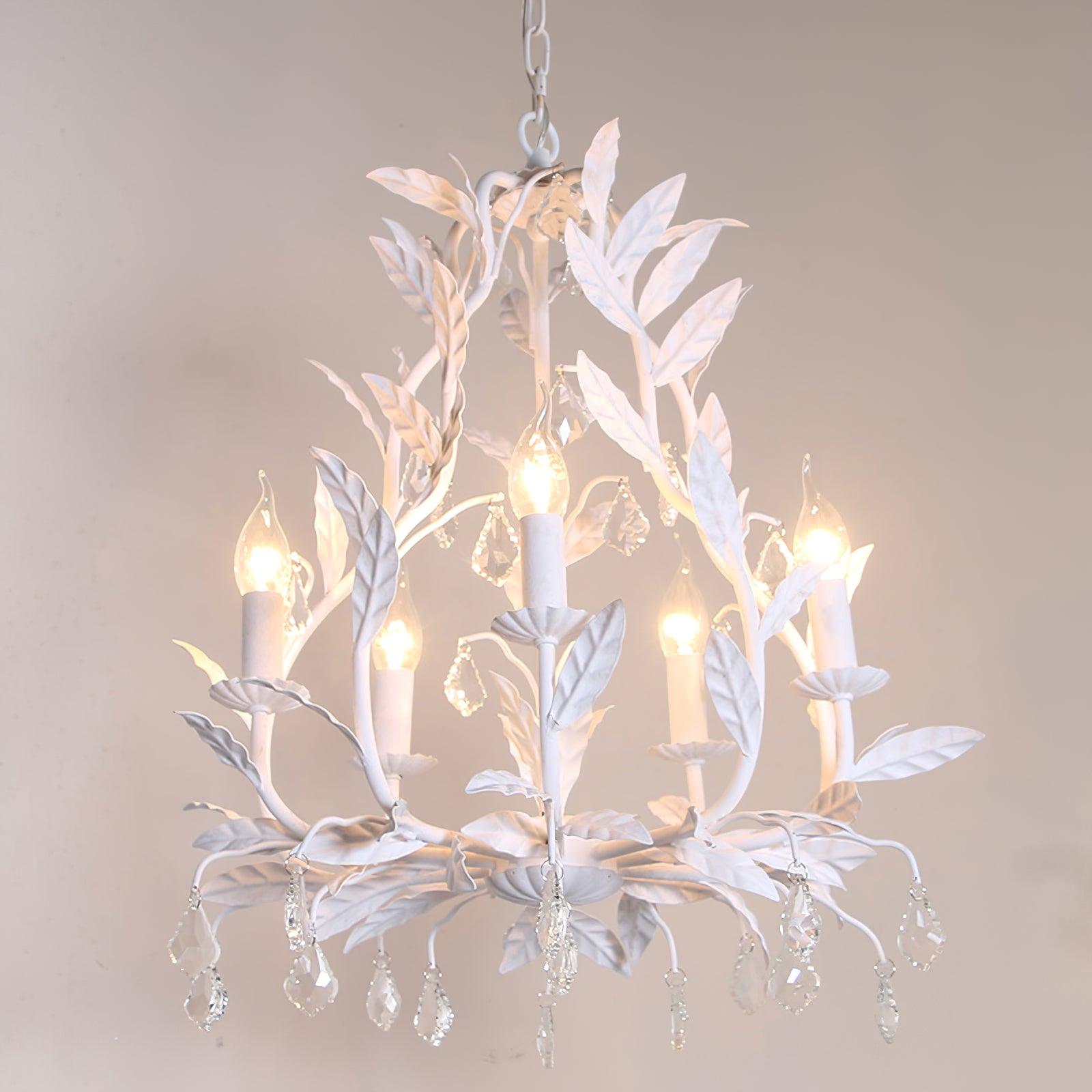 Sylvia Vintage Glas Kronleuchter-Letslighting