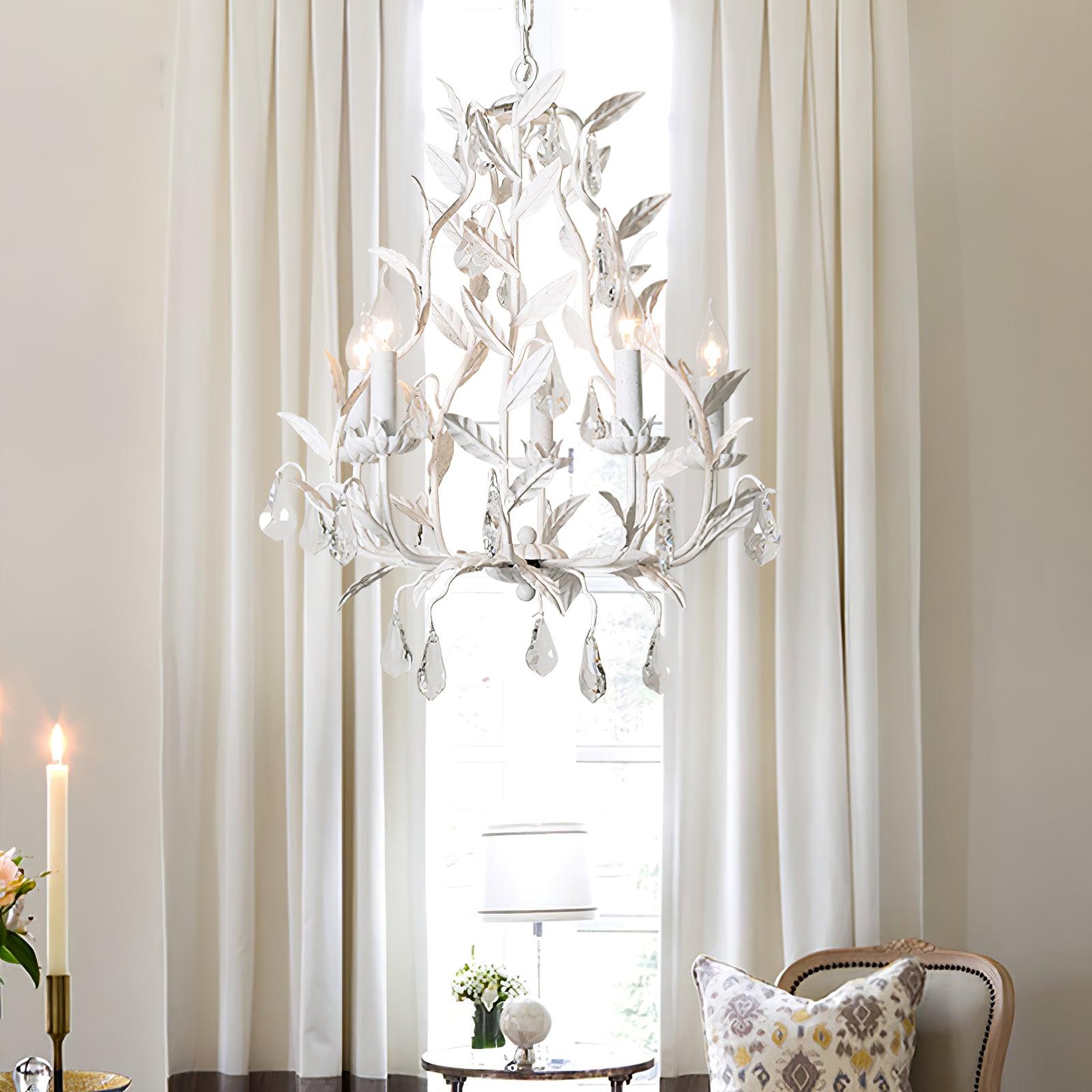 Sylvia Vintage Glas Kronleuchter-Letslighting