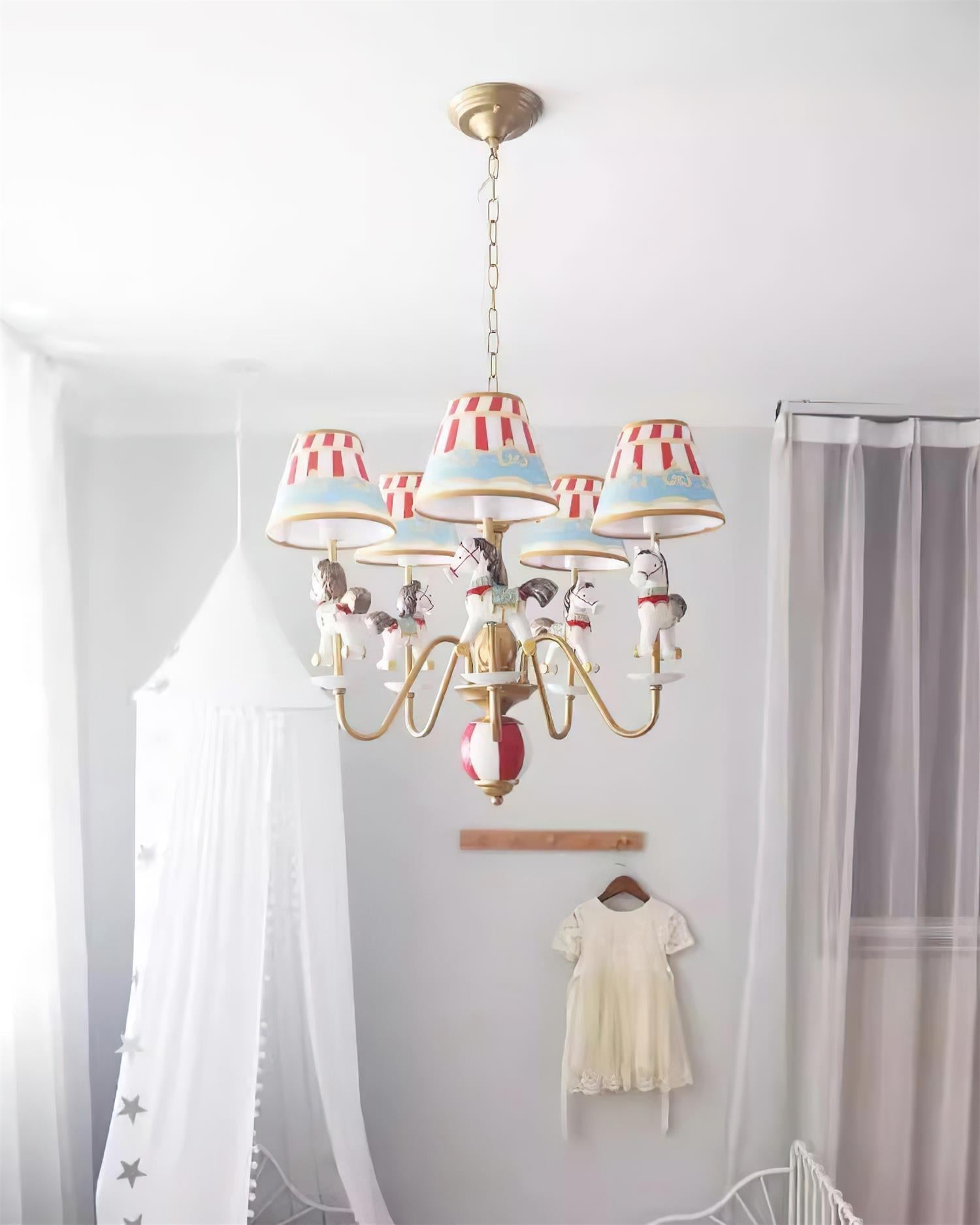 Delfio Vintage Kronleuchter aus Metall-Letslighting