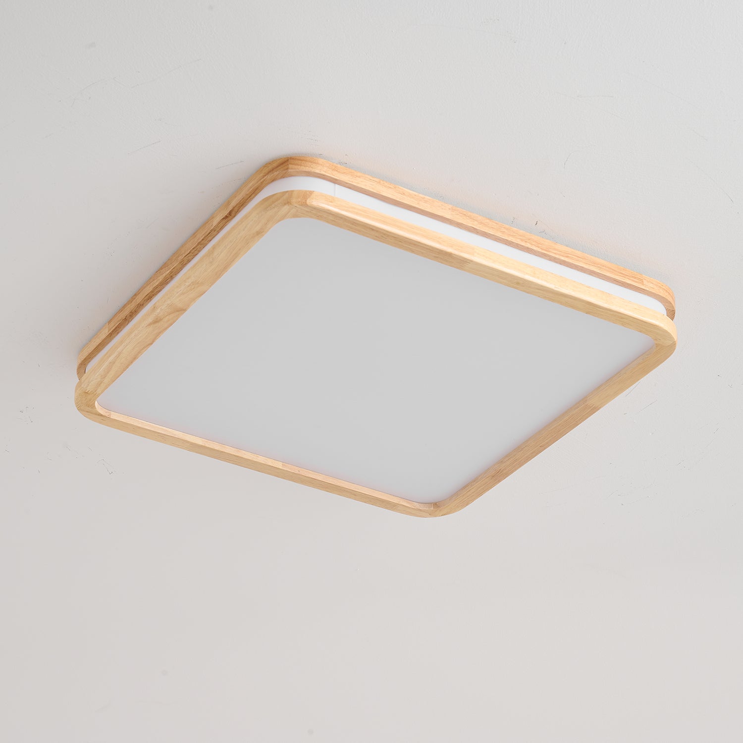 Nysilos Moderne minimalistische Deckenleuchte aus Holz-Letslighting