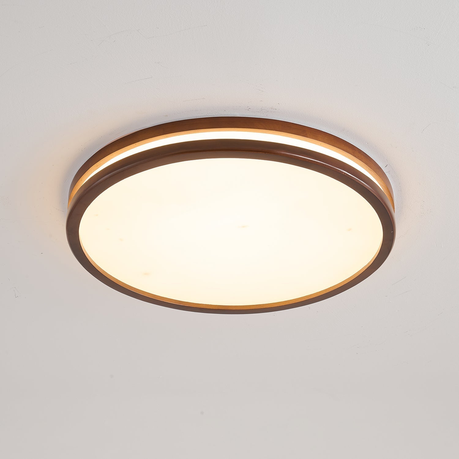 Nysilos Moderne minimalistische Deckenleuchte aus Holz-Letslighting