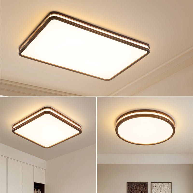 Nysilos Moderne minimalistische Deckenleuchte aus Holz-Letslighting