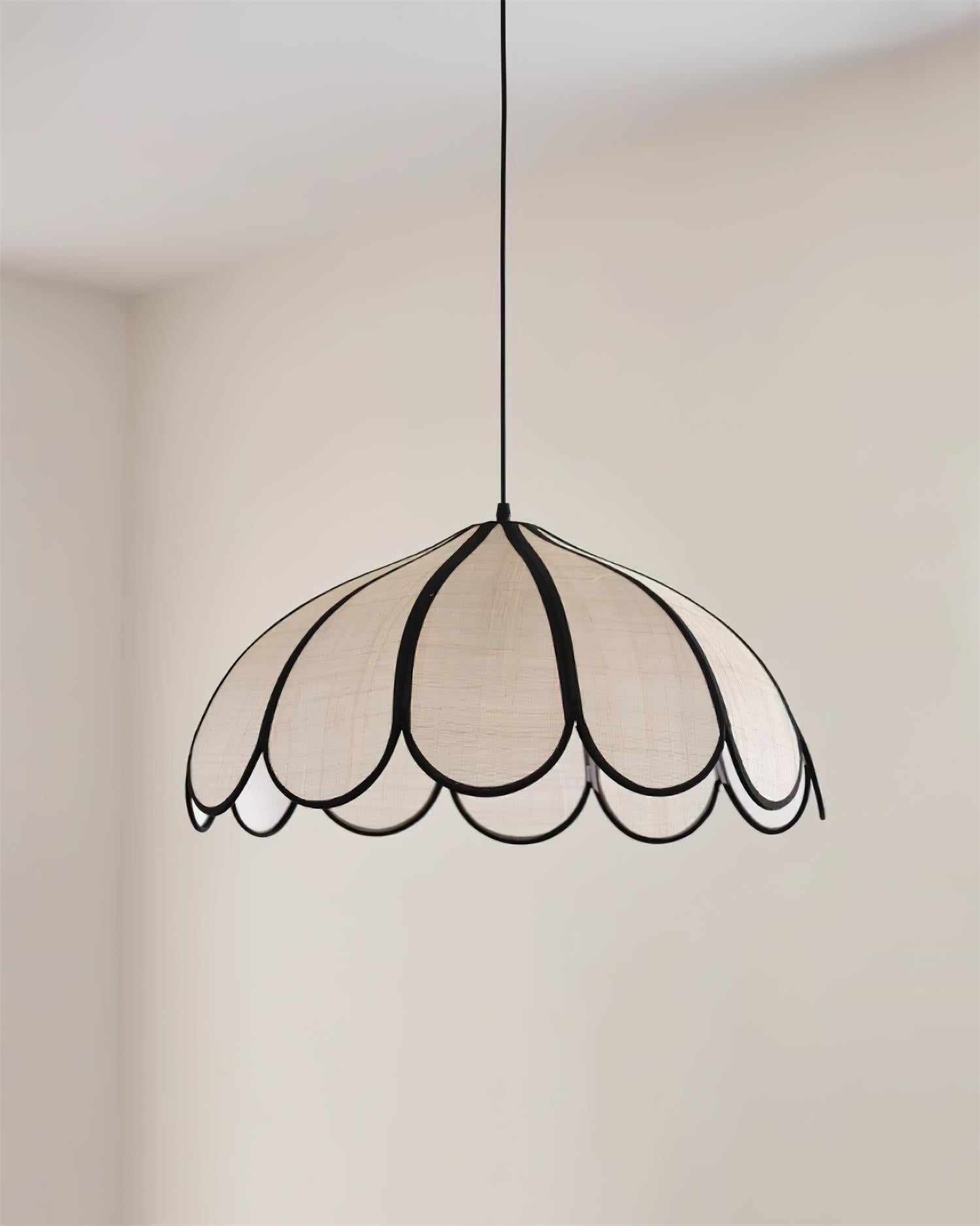 Pendelleuchte Gesäumter Pflanzenfaser Metallrahmen-Letslighting