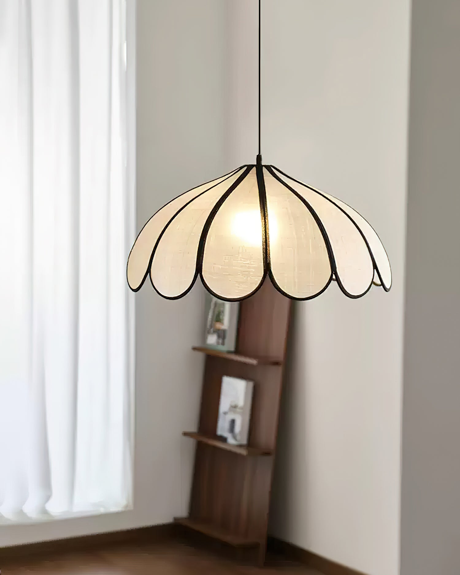 Pendelleuchte Gesäumter Pflanzenfaser Metallrahmen-Letslighting