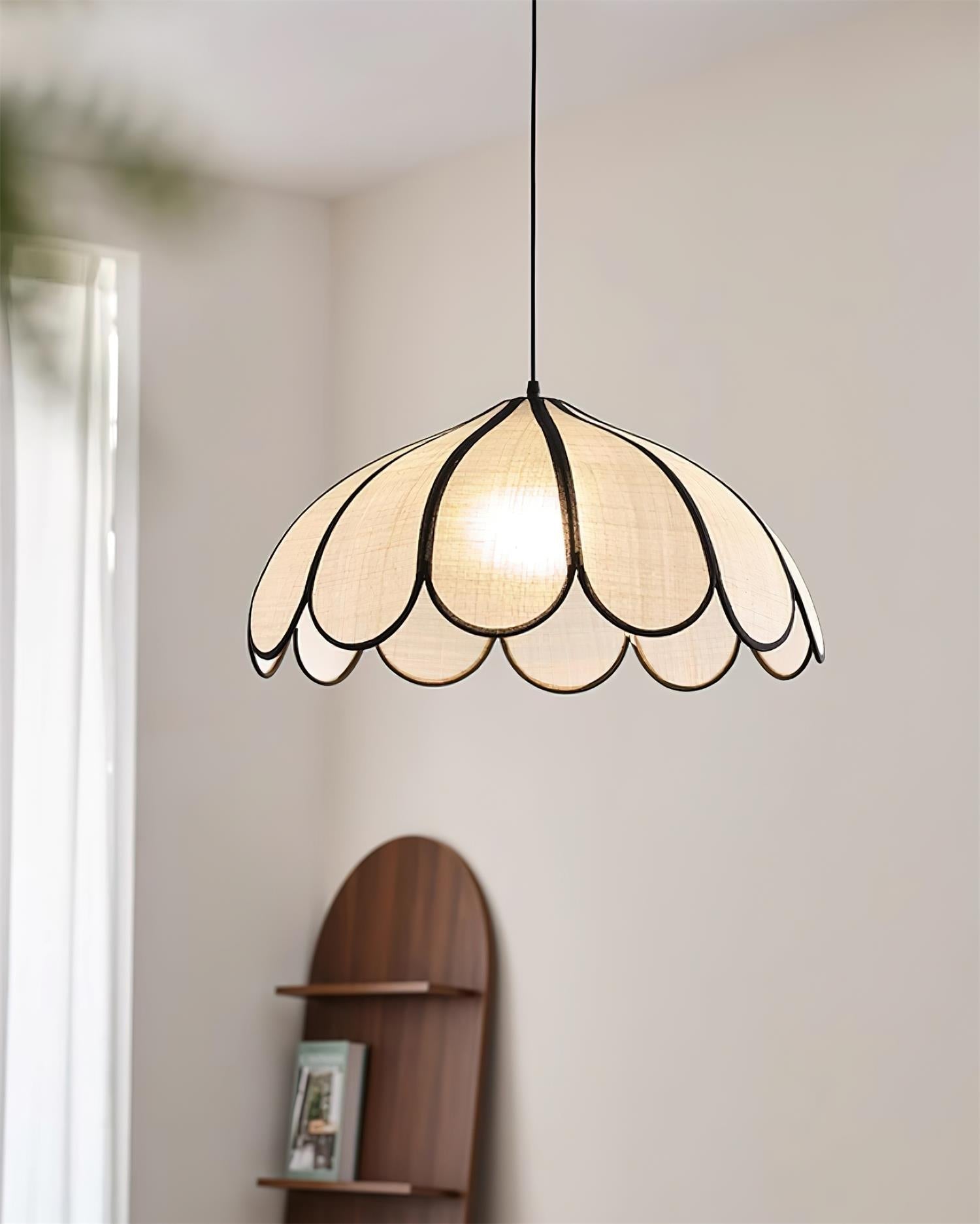 Pendelleuchte Gesäumter Pflanzenfaser Metallrahmen-Letslighting