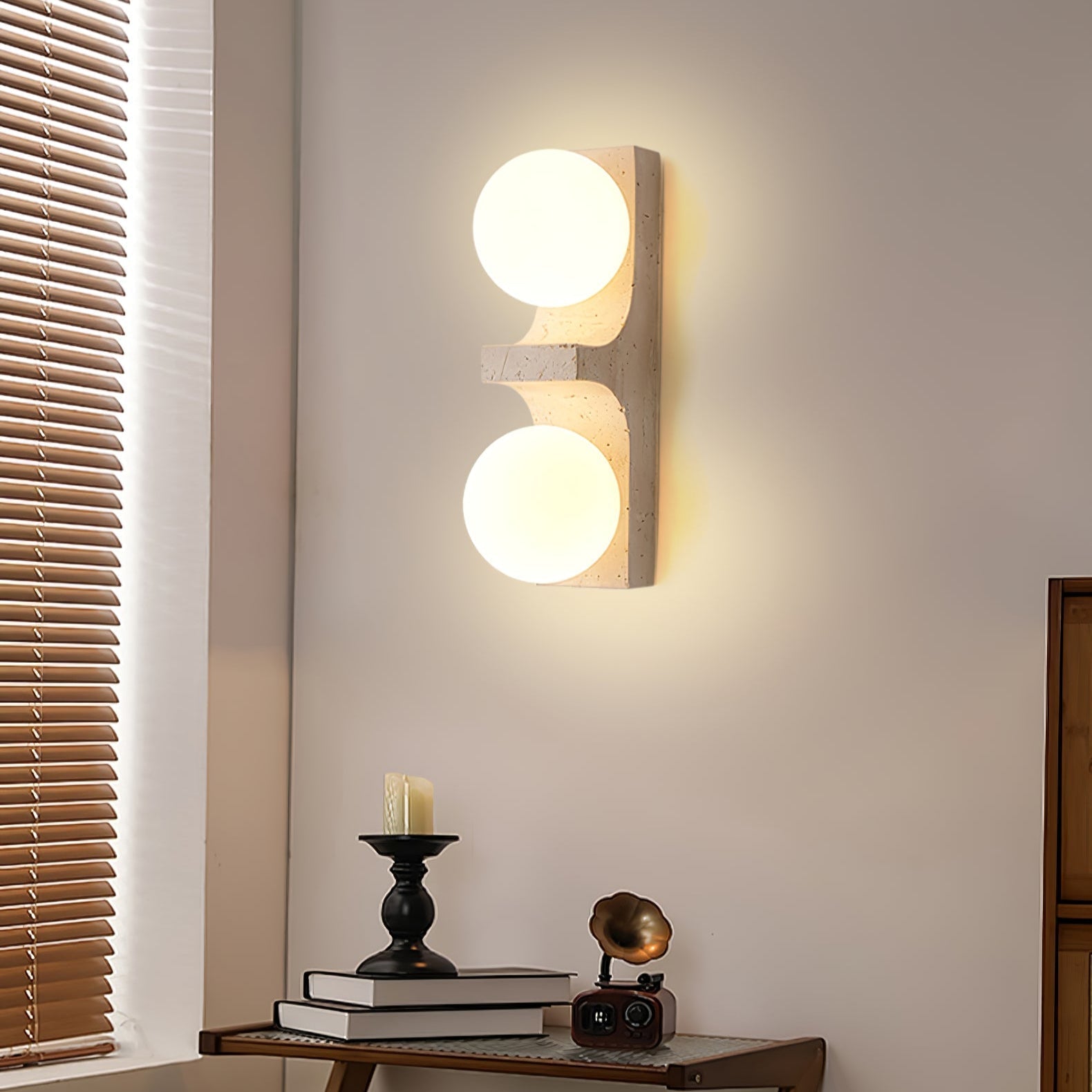 Umiren Travertine Wall Light - Neutralighting