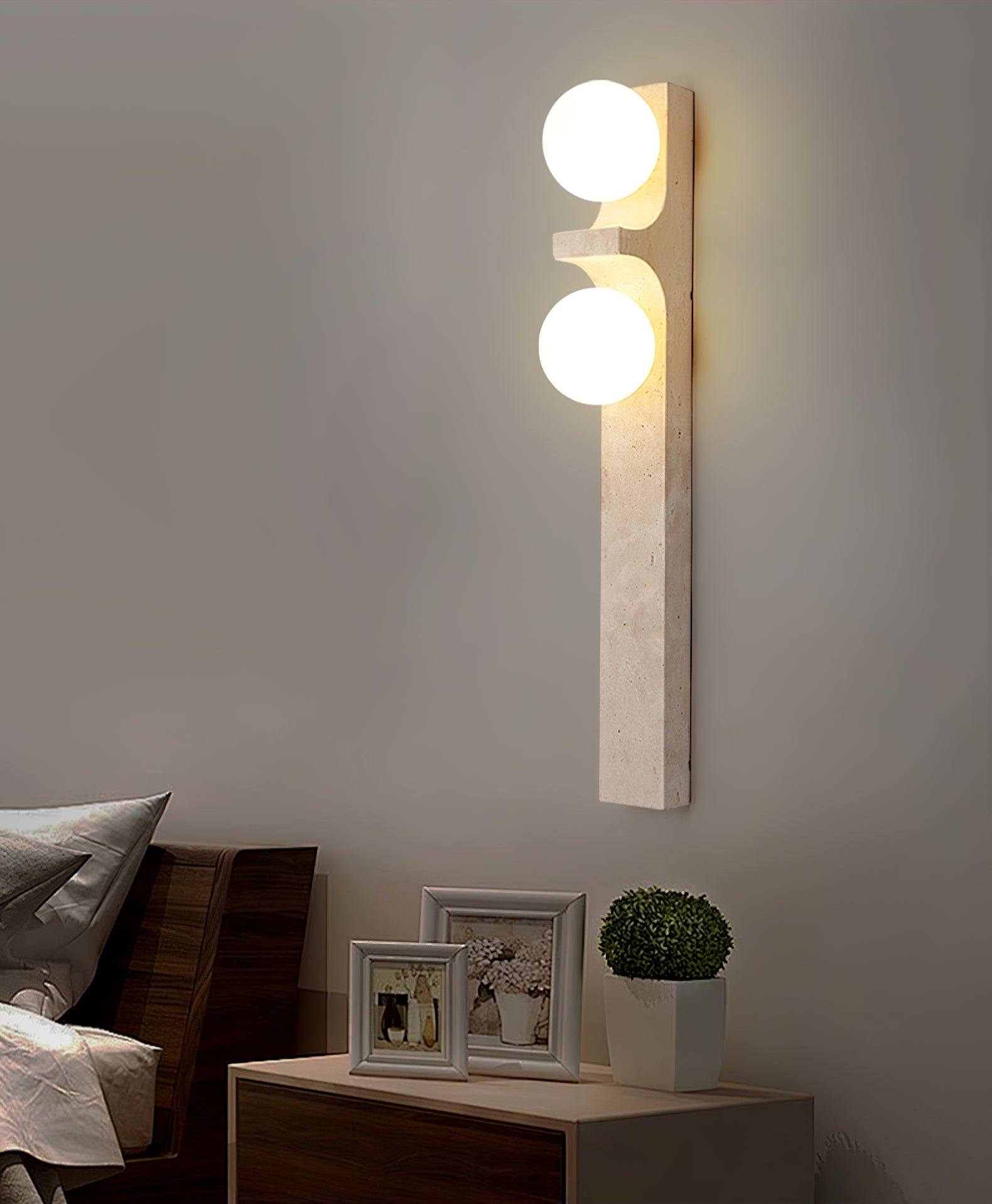 Umiren Travertine Wall Light - Neutralighting