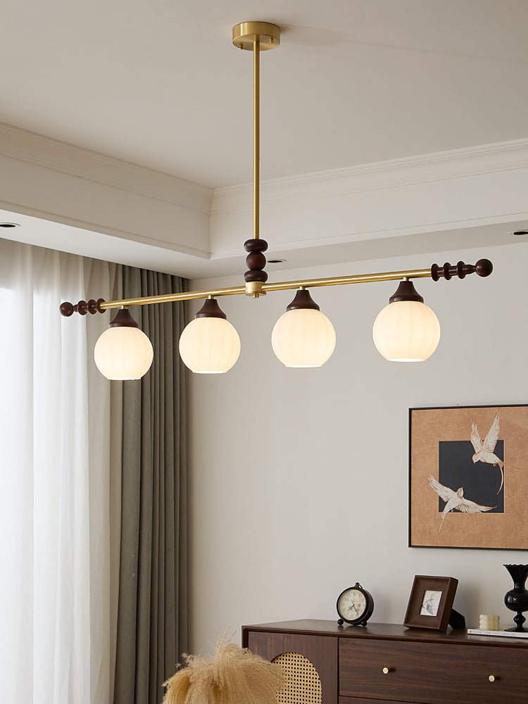 Vosole Traditioneller Eleganter Kronleuchter aus Vintage-Holz-Letslighting