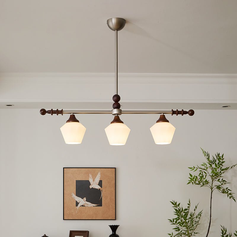 Vosole Traditioneller Eleganter Kronleuchter aus Vintage-Holz-Letslighting
