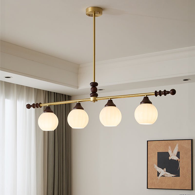 Vosole Traditioneller Eleganter Kronleuchter aus Vintage-Holz-Letslighting