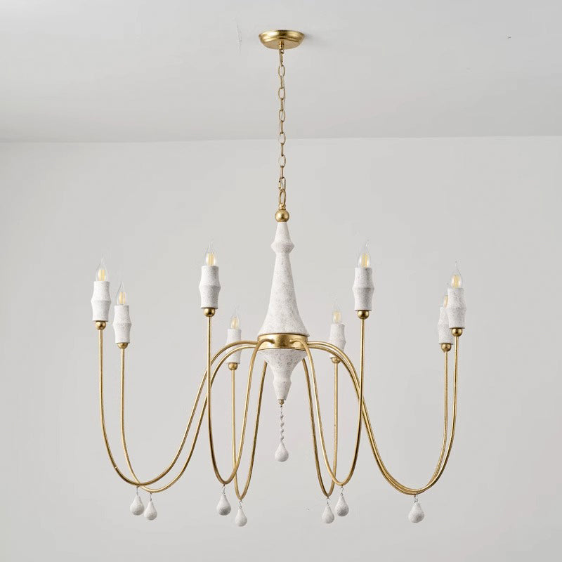 Arcad Vintage Industrial Wooden Chandelier-Letslighting