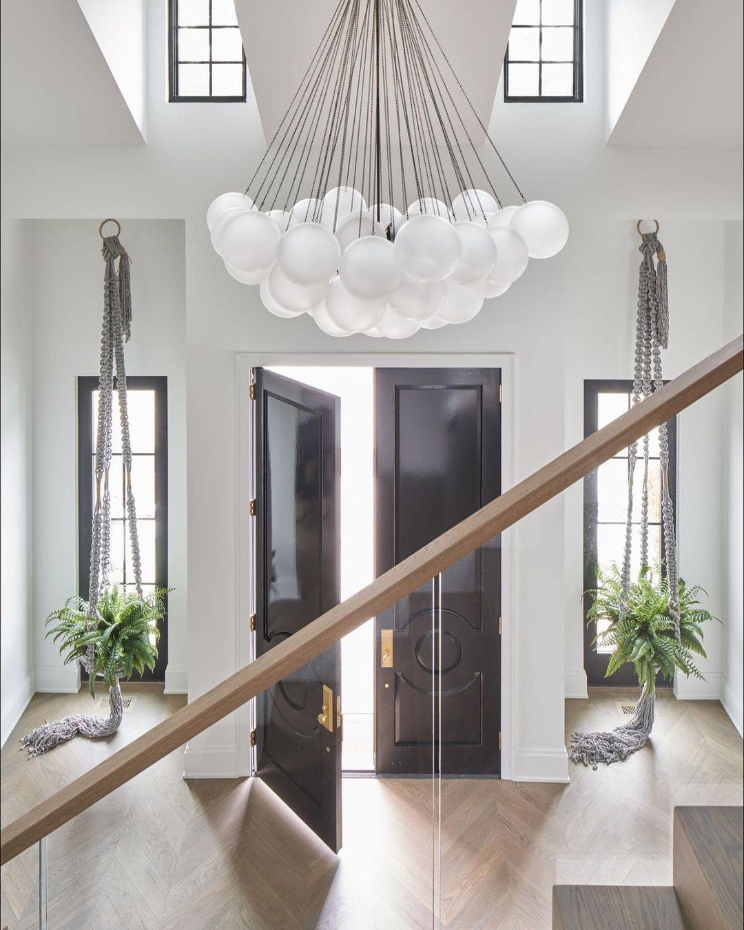 Lustra Kronleuchter Bubble Milchglas-Letslighting