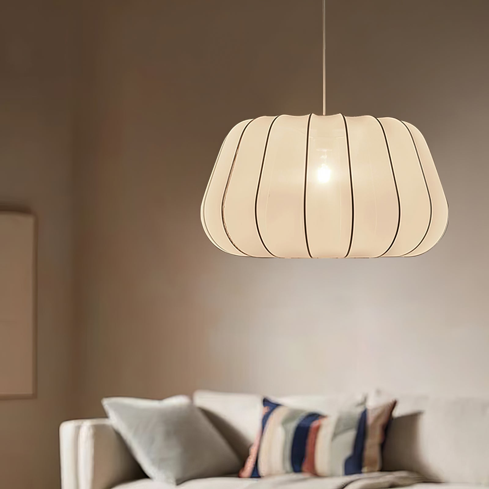 Evvararis Elegance Cloud Stoff Pendelleuchte-Letslighting