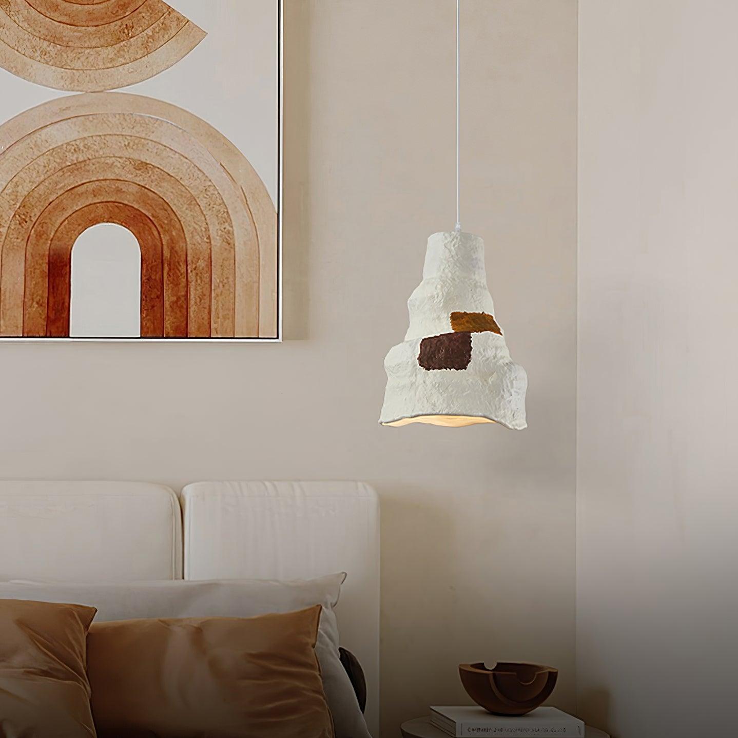Terra Rustikale Pendelleuchte aus Kunstharz-Letslighting