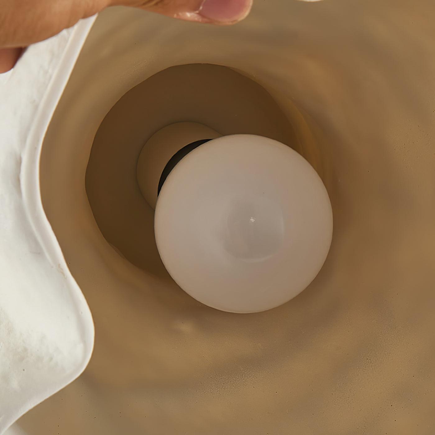 Terra Rustikale Pendelleuchte aus Kunstharz-Letslighting